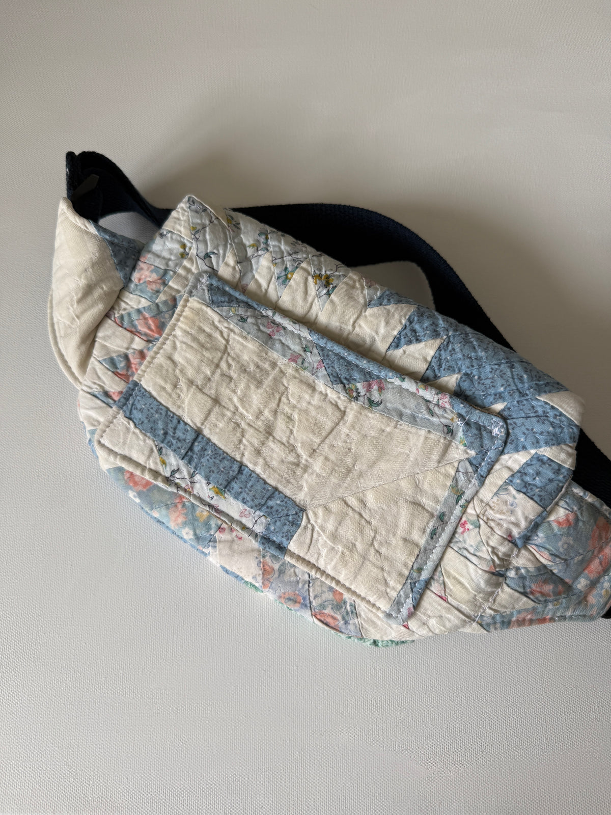 Upcycled Vintage Quilt Sling Bag