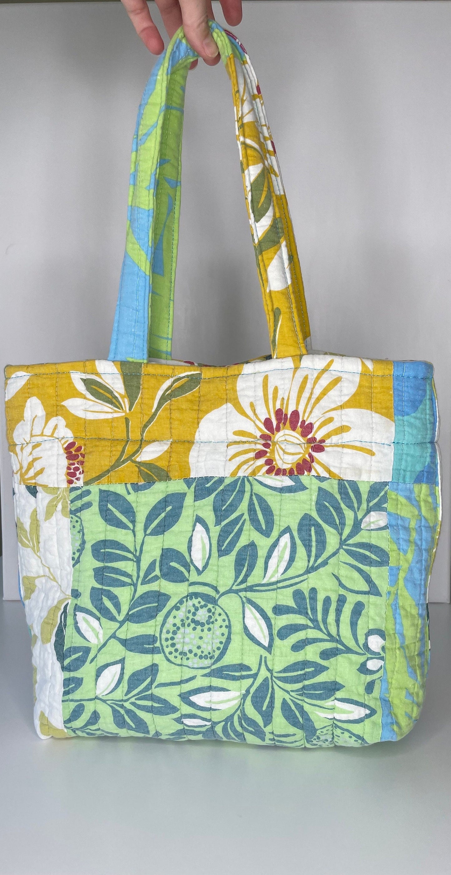 Pool Day | Repurposed Quilt 'Forever Shopper' Tote