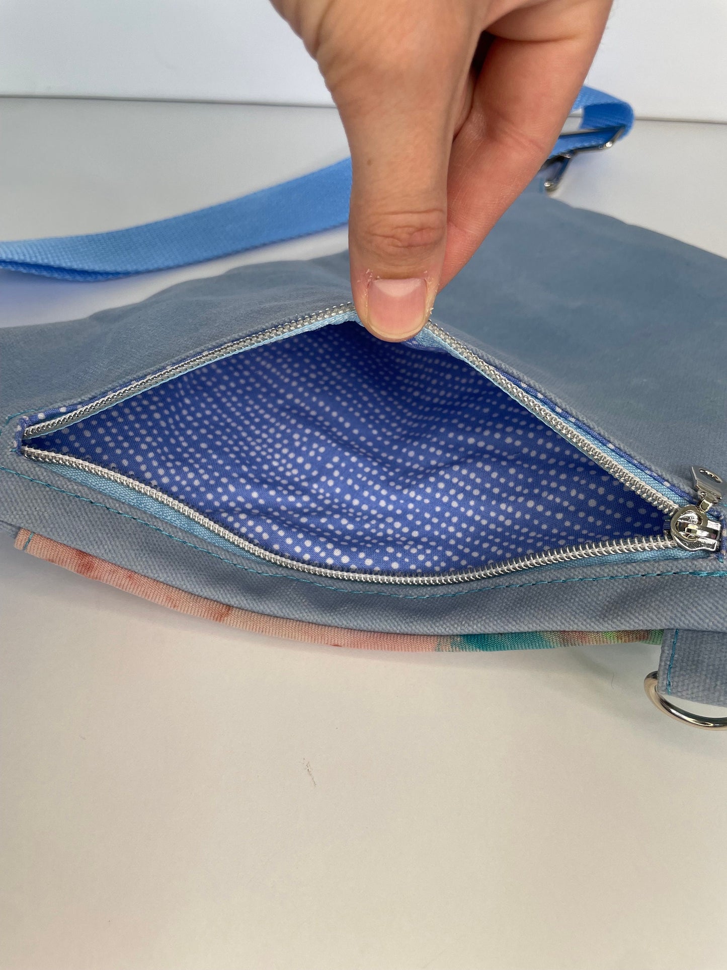 Watercolor Travel Sling Bag