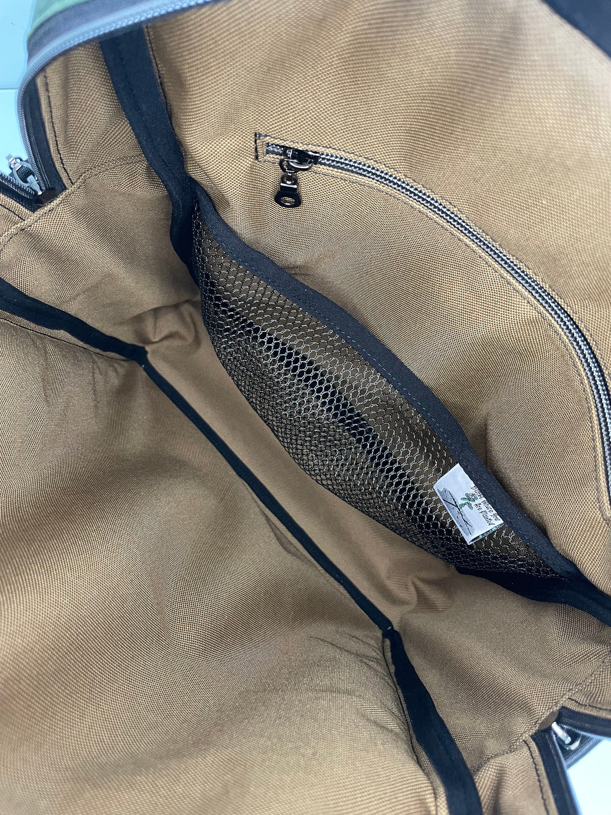 Keen on Green Waxed Canvas Extra Large Backpack