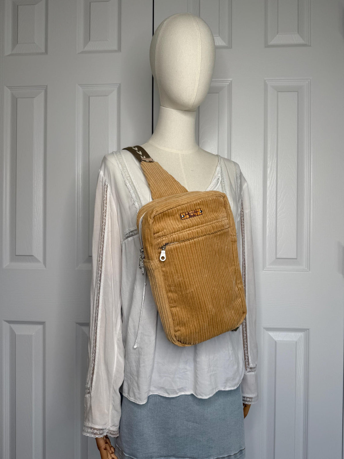 Corduroy Sling Bag