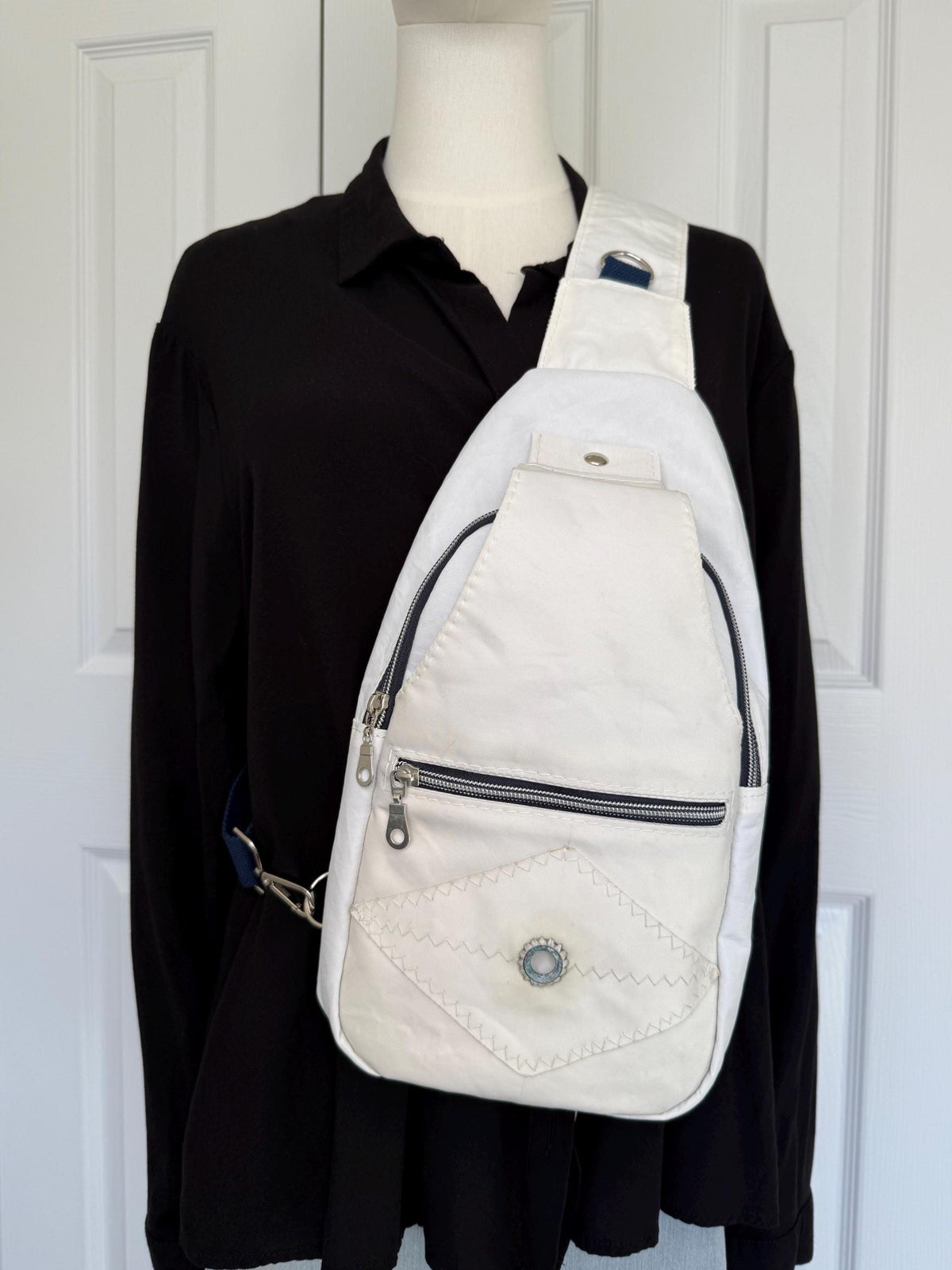 Upcycled Sailcloth Sling Bag
