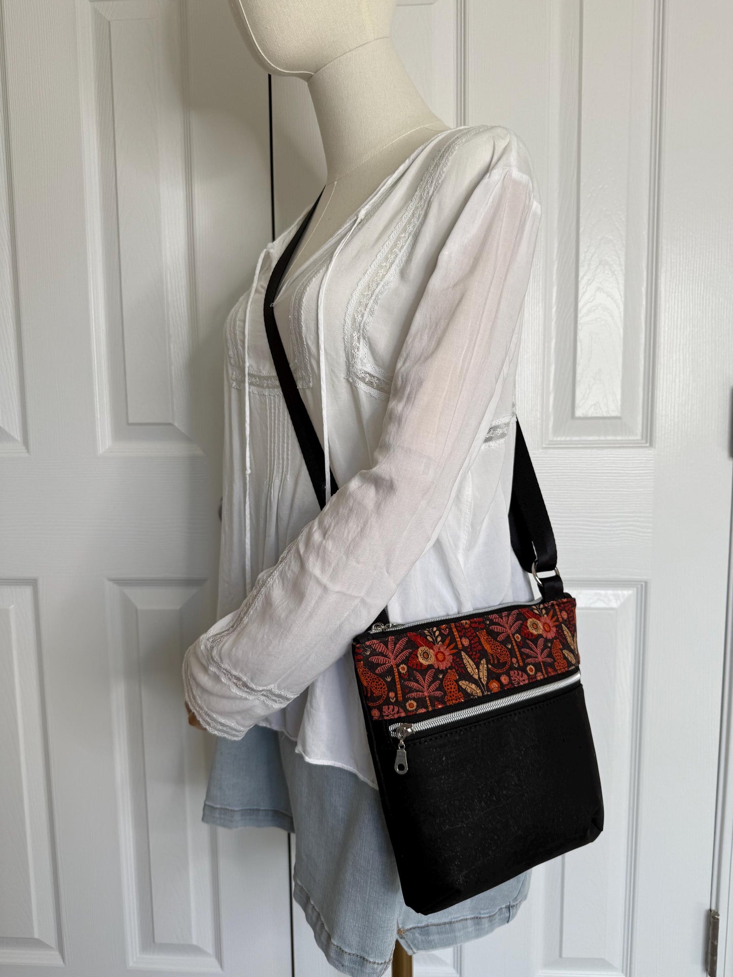 Jungle Cork Crossbody Bag