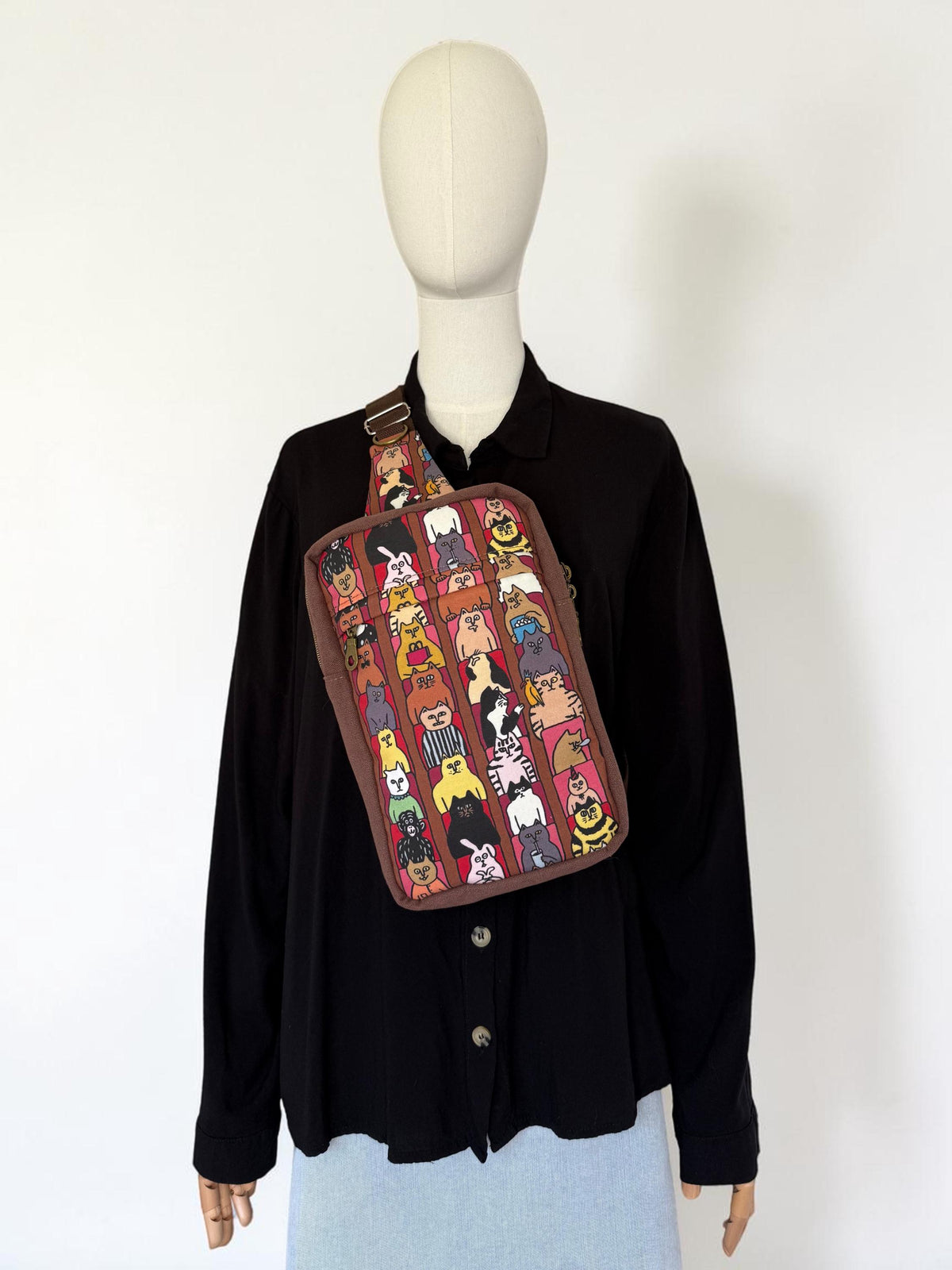 Cats at the Cinema Sandhill Sling Bag