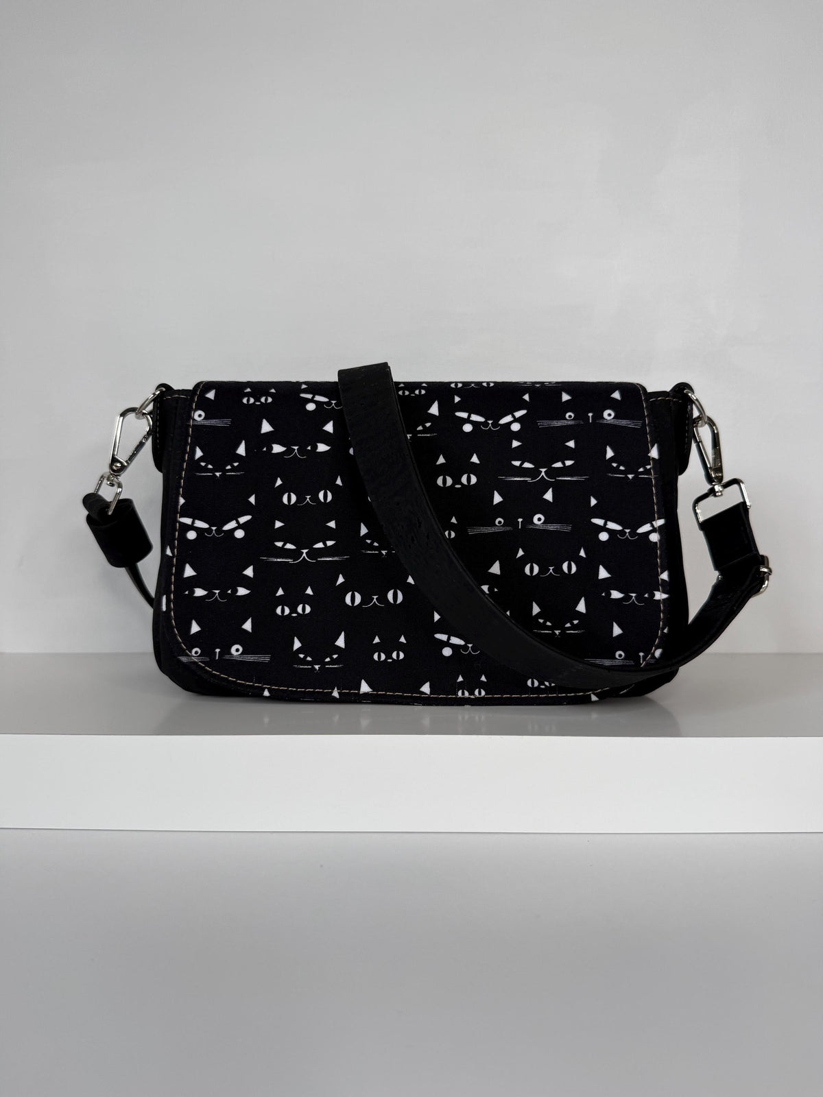 Sneaky Cats Saddlebag Crossbody
