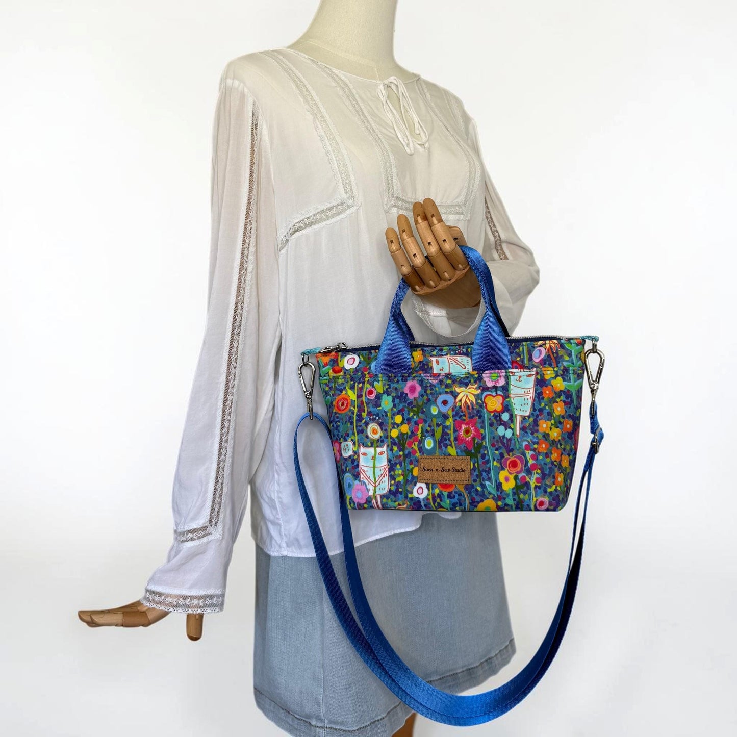 Bashful Cat Crossbody Bag and Tote Totini