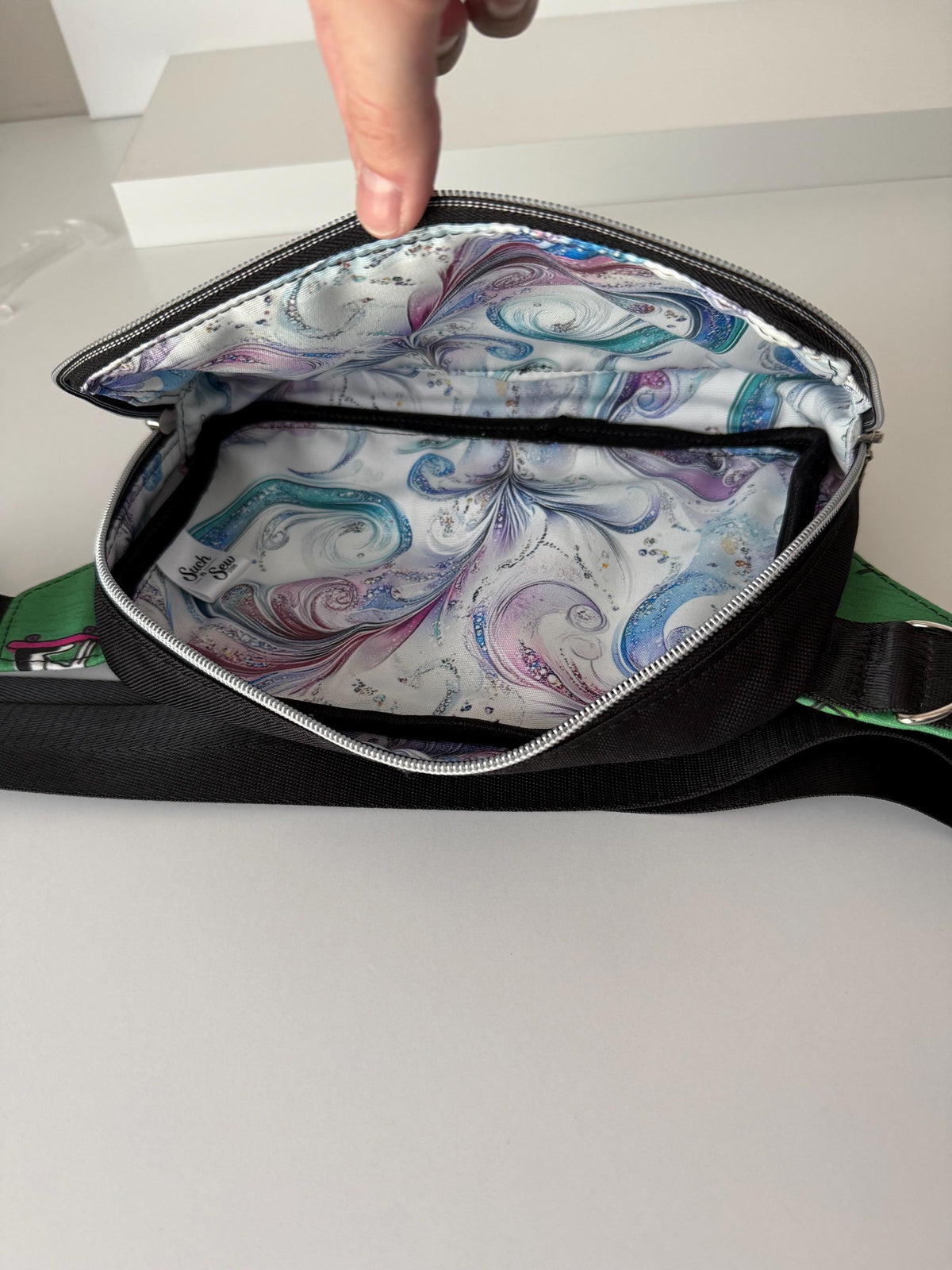 Cats Skateboarding Sling Bag Waist Fanny Pack