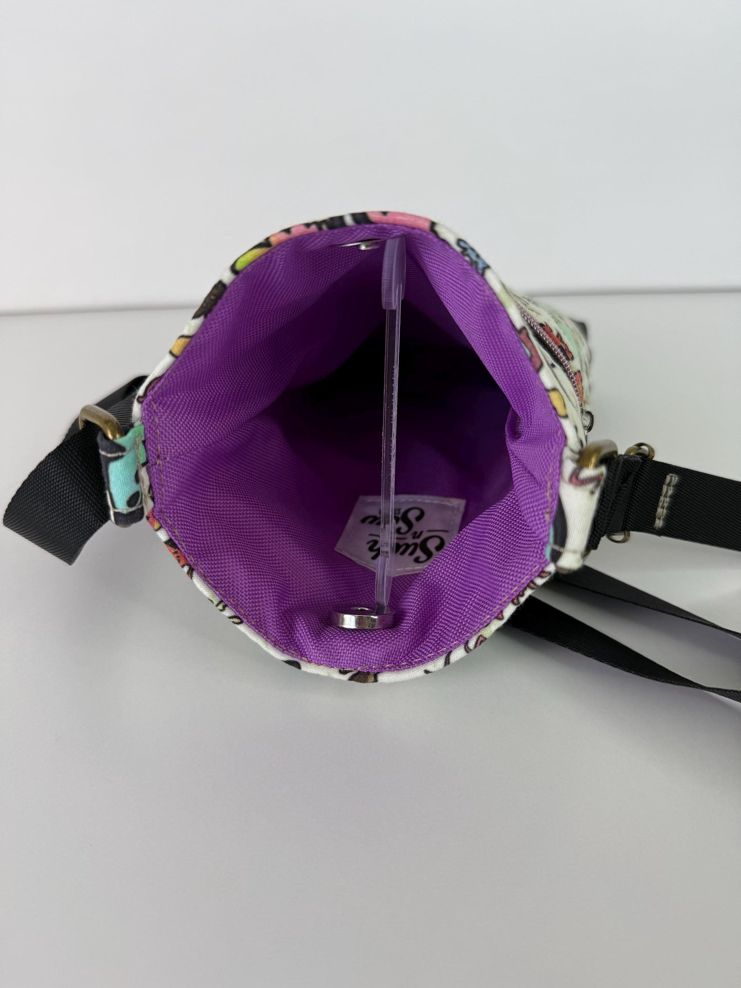 Mothman Compact Crossbody Bag Handmade