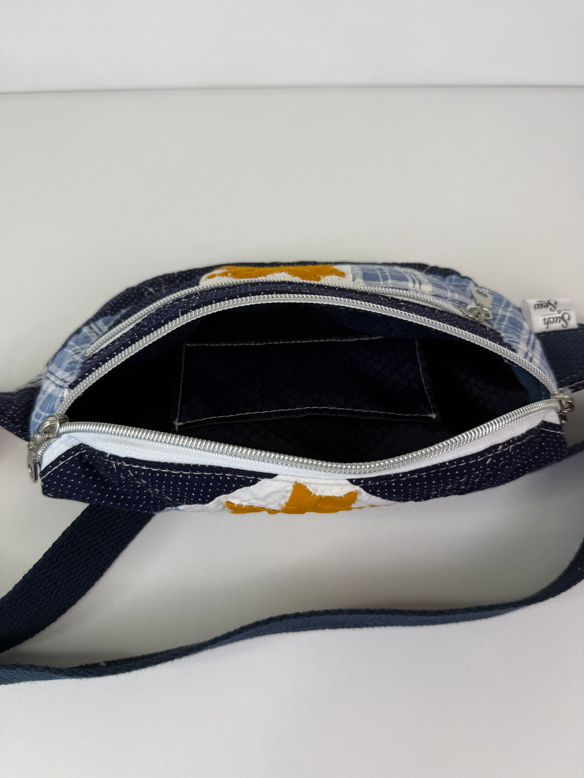 Upcycled Vintage Quilt Sling Bag