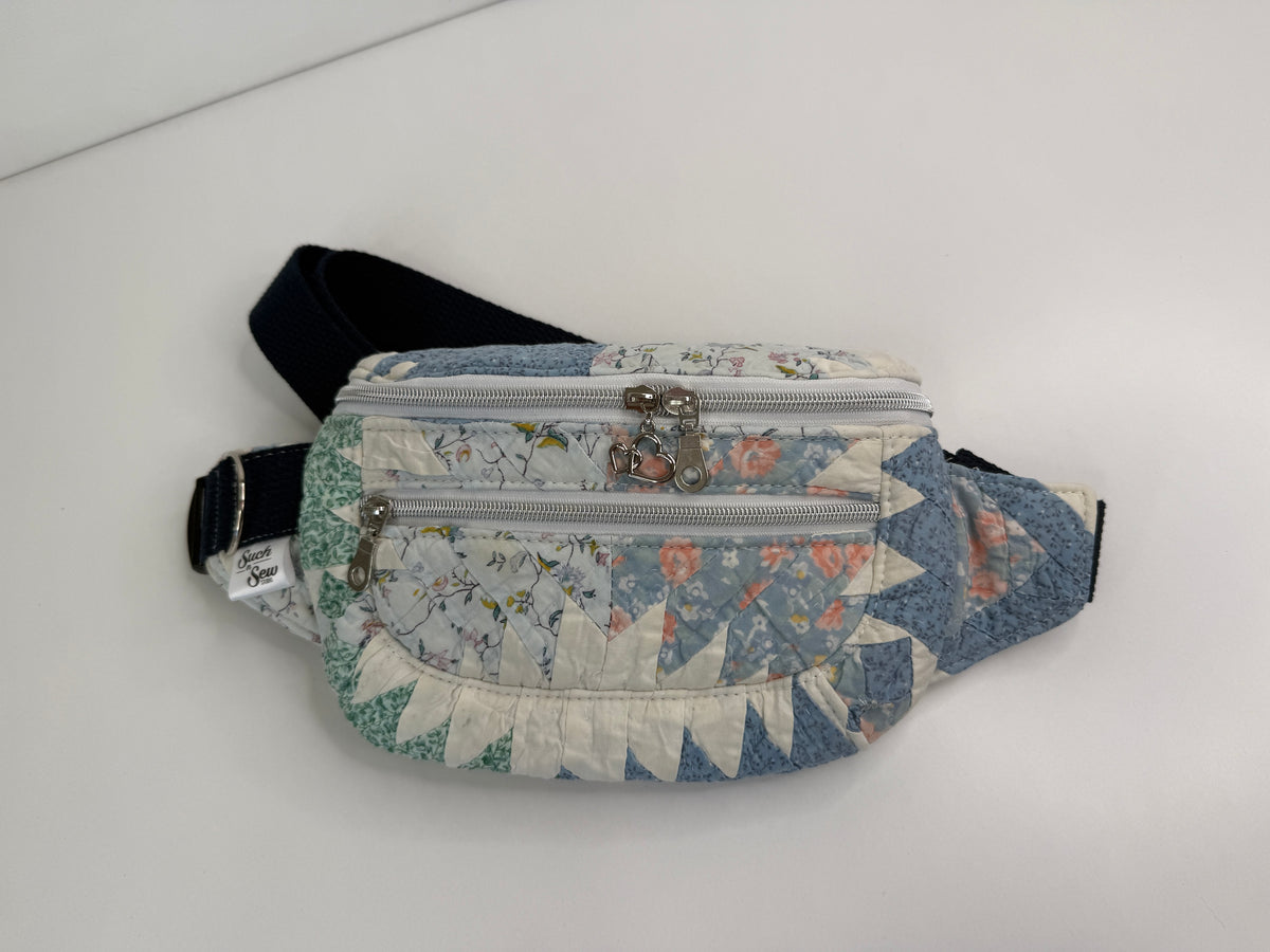 Upcycled Vintage Quilt Sling Bag