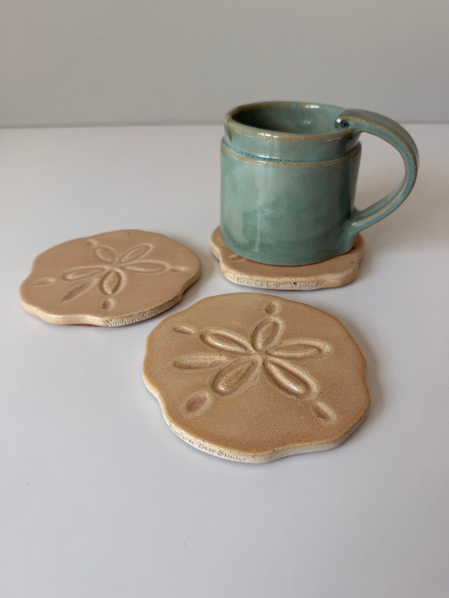 Sand Dollar Coasters — Sand Biscuit