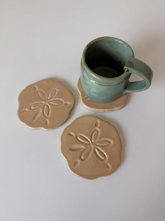 Sand Dollar Coasters — Sand Biscuit