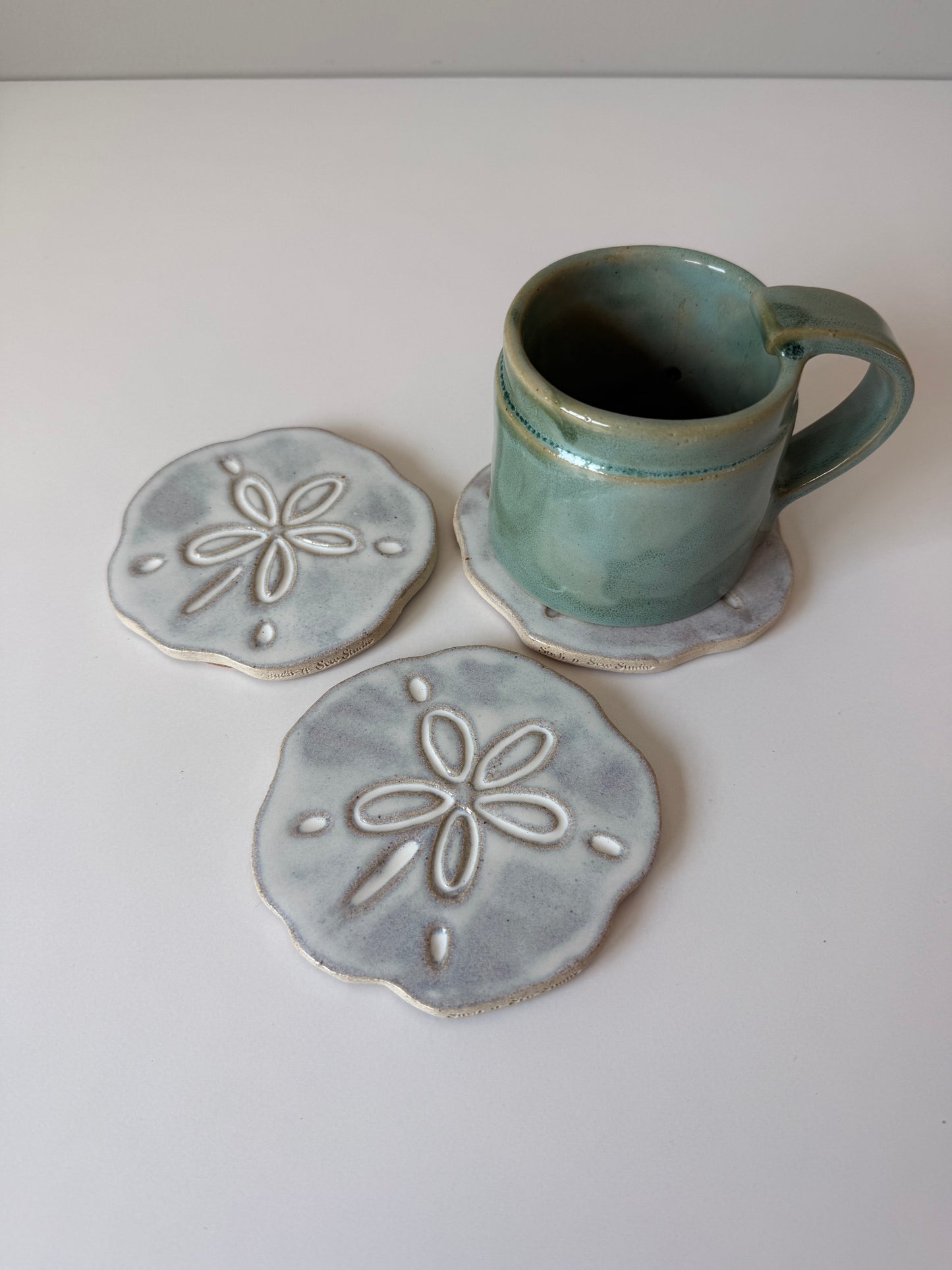 Sand Dollar Coasters — Sand Cake