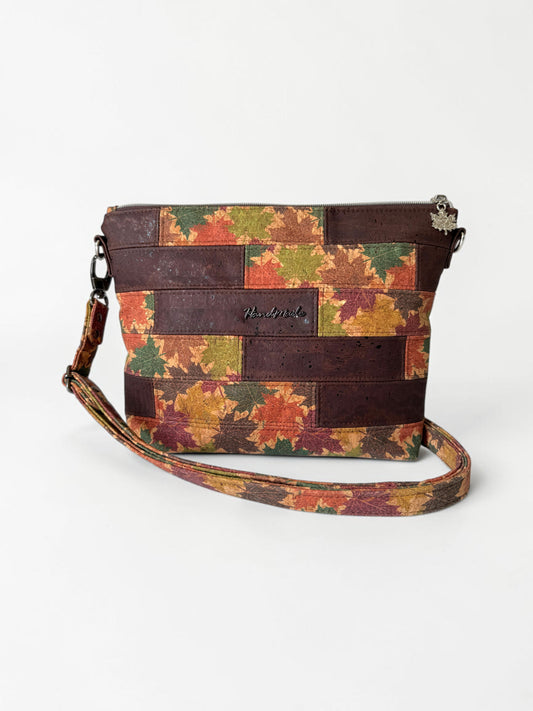 Sappy Steps Maple Leaf Cork Crossbody