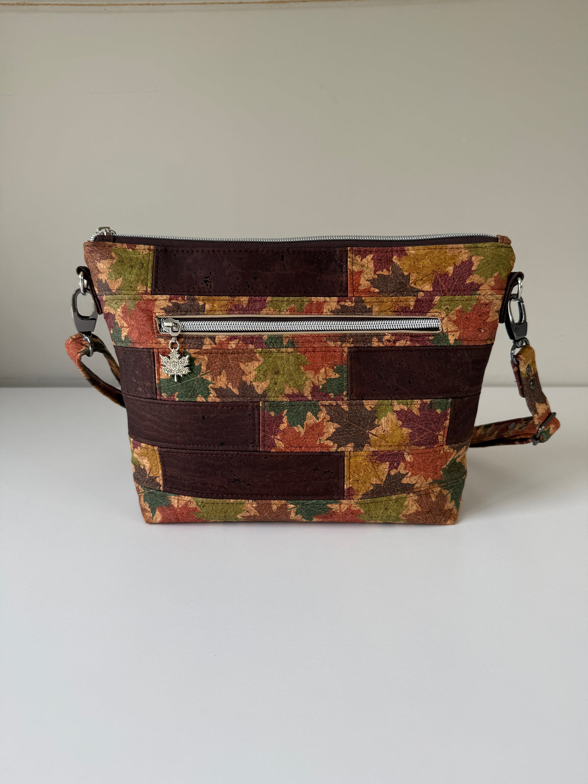 Sappy Steps Maple Leaf Cork Crossbody