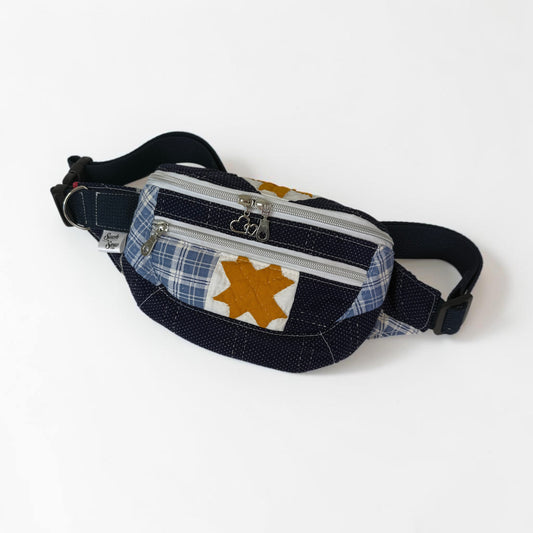 Upcycled Vintage Quilt Sling Bag