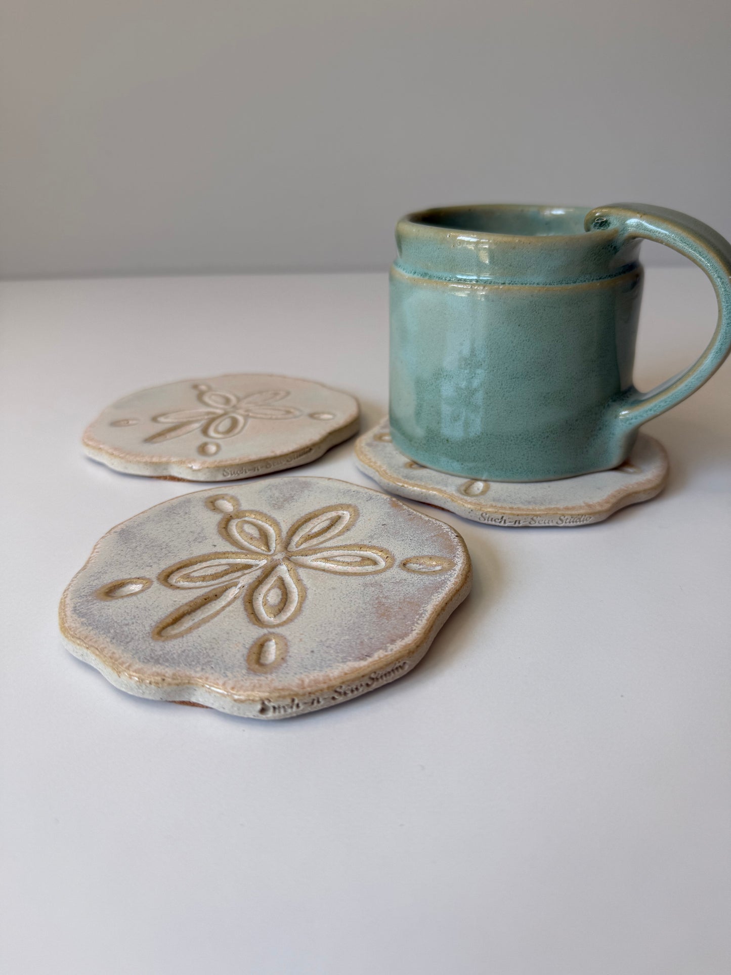 Sand Dollar Coasters — Pansy Shell