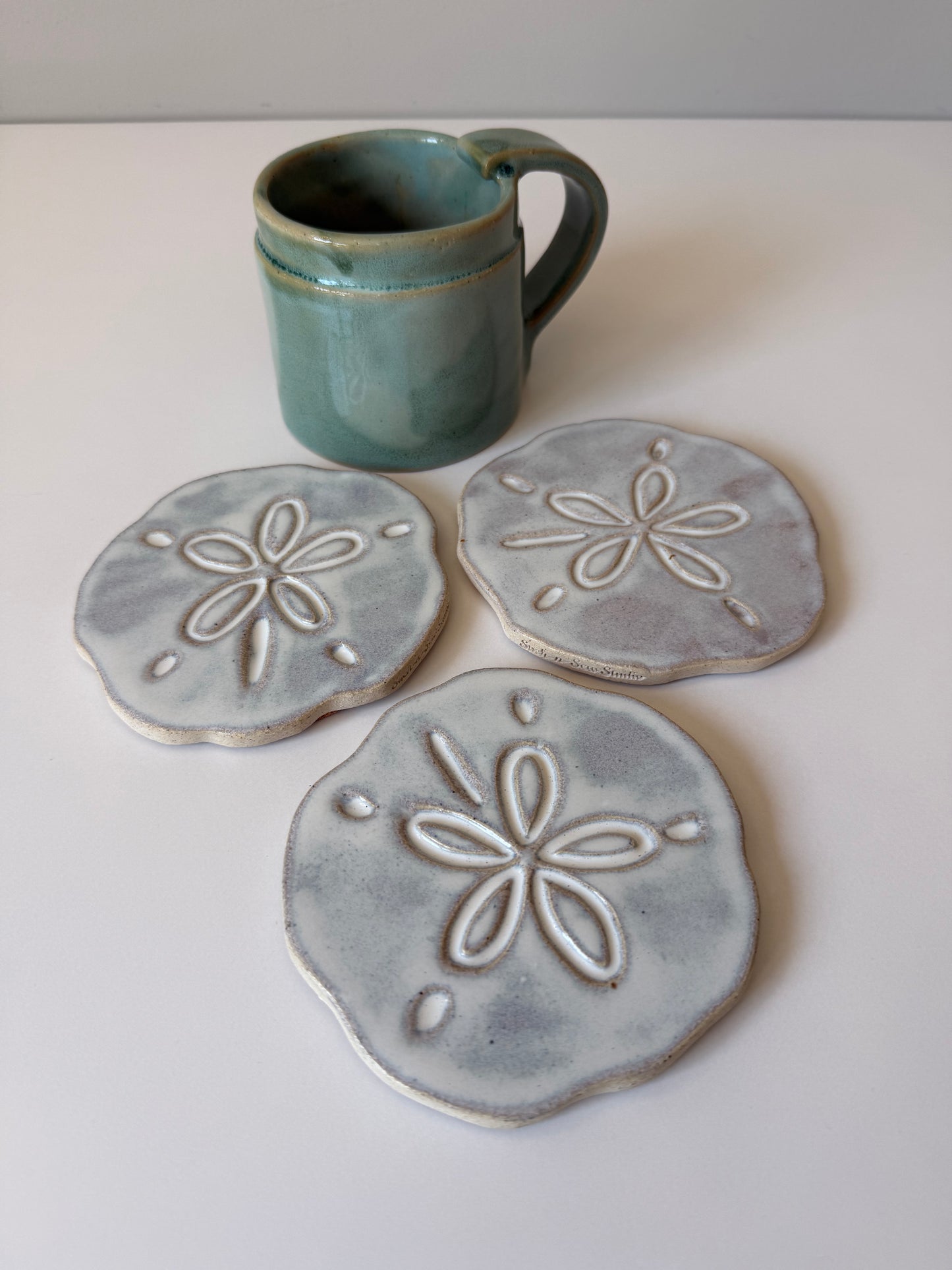 Sand Dollar Coasters — Sand Cake