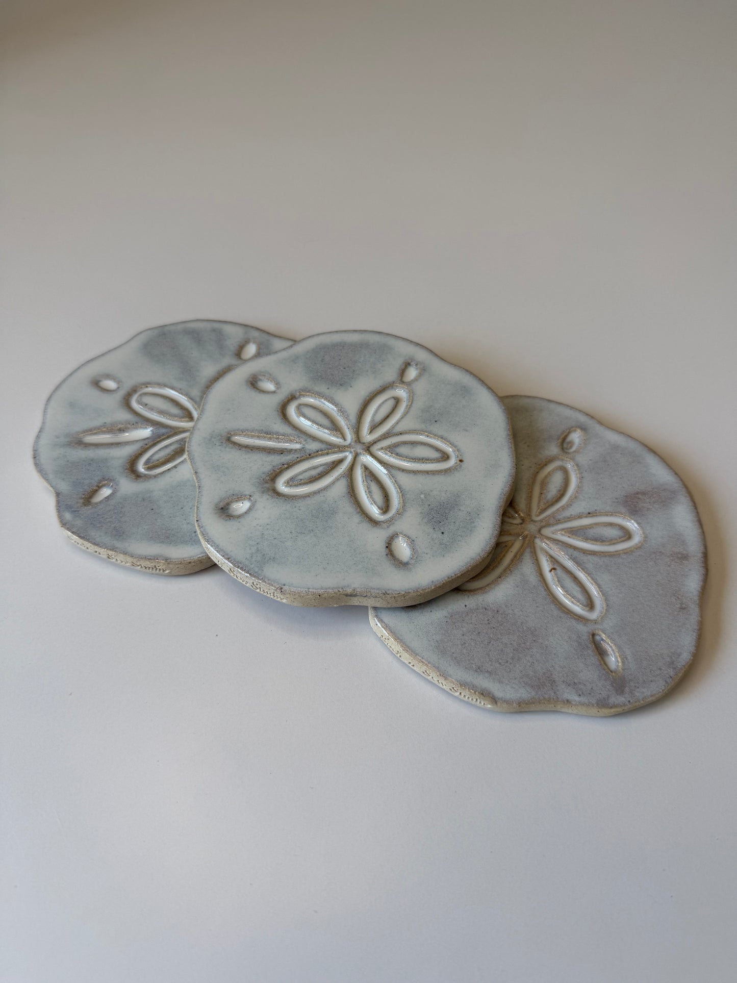 Sand Dollar Coasters — Sand Cake