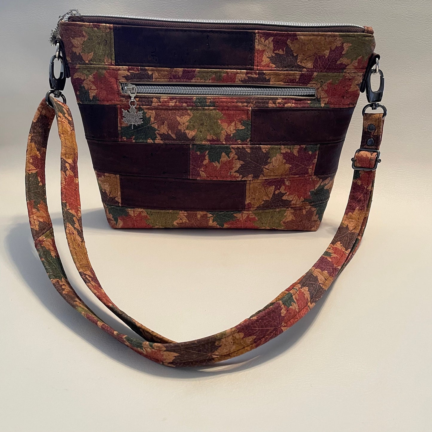 Sappy Steps Maple Leaf Cork Crossbody