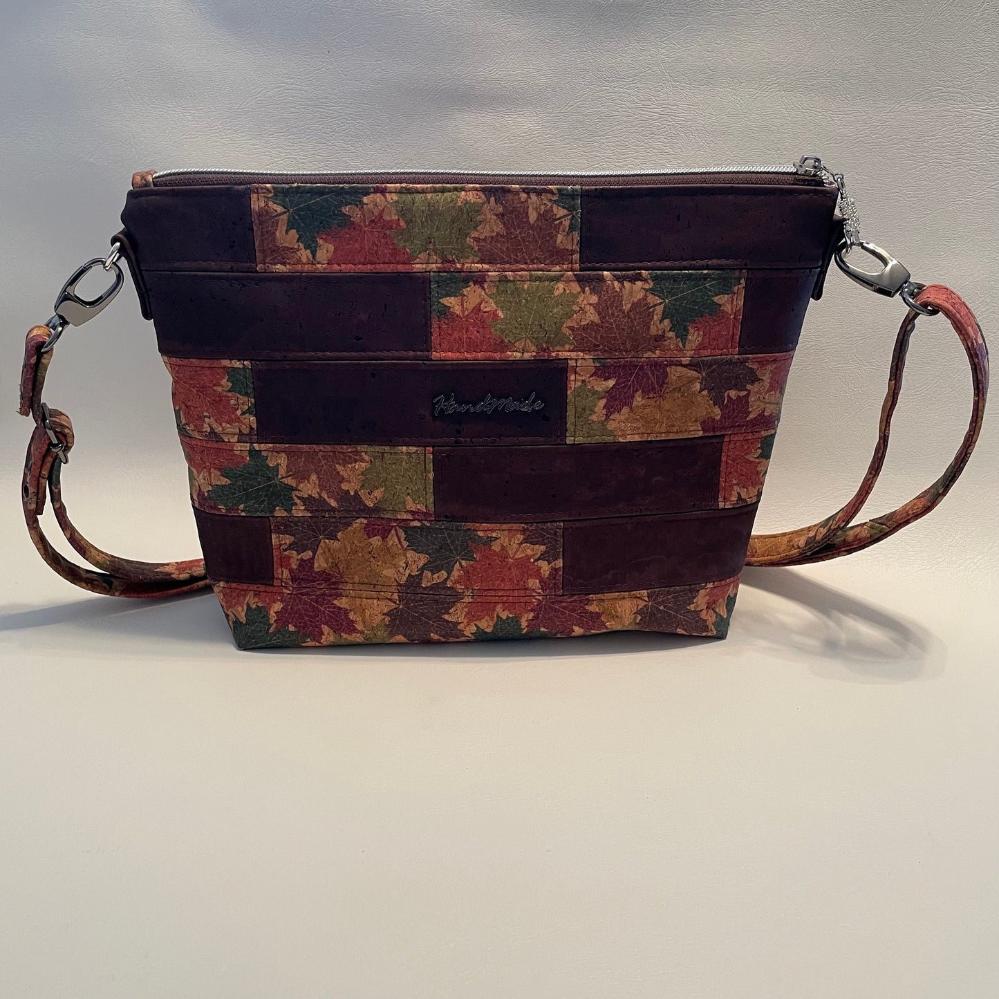 Sappy Steps Maple Leaf Cork Crossbody