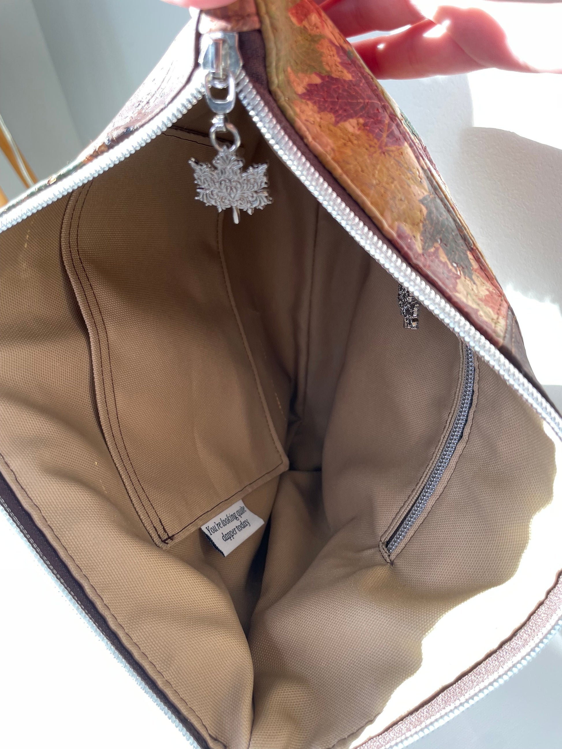 Sappy Steps Maple Leaf Cork Crossbody