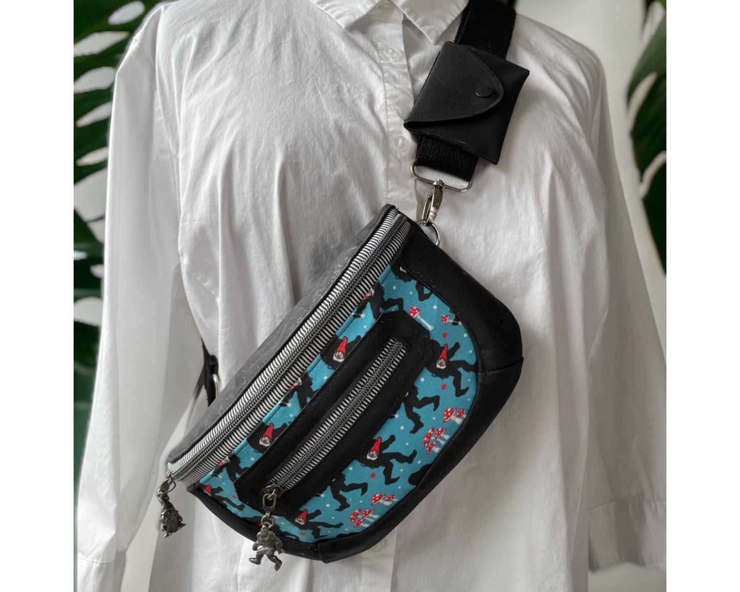 Bigfoot and Cork Sling Belt Bag