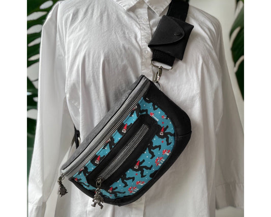 Bigfoot and Cork Sling Belt Bag