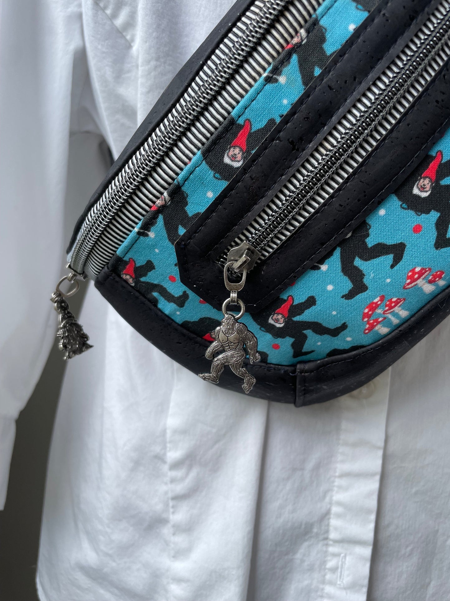 Bigfoot and Cork Sling Belt Bag