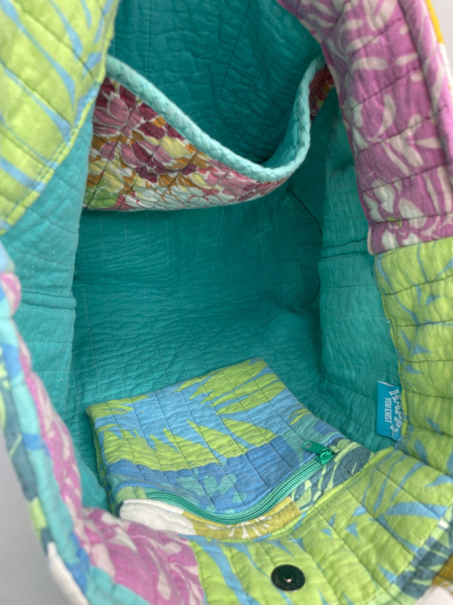 Big Beach Bum | Large Repurposed Quilt ‘Forever Shopper’ Tote