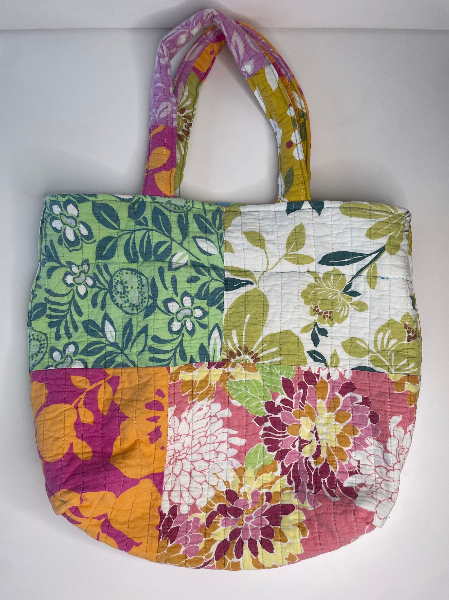 Big Beach Bum | Large Repurposed Quilt ‘Forever Shopper’ Tote
