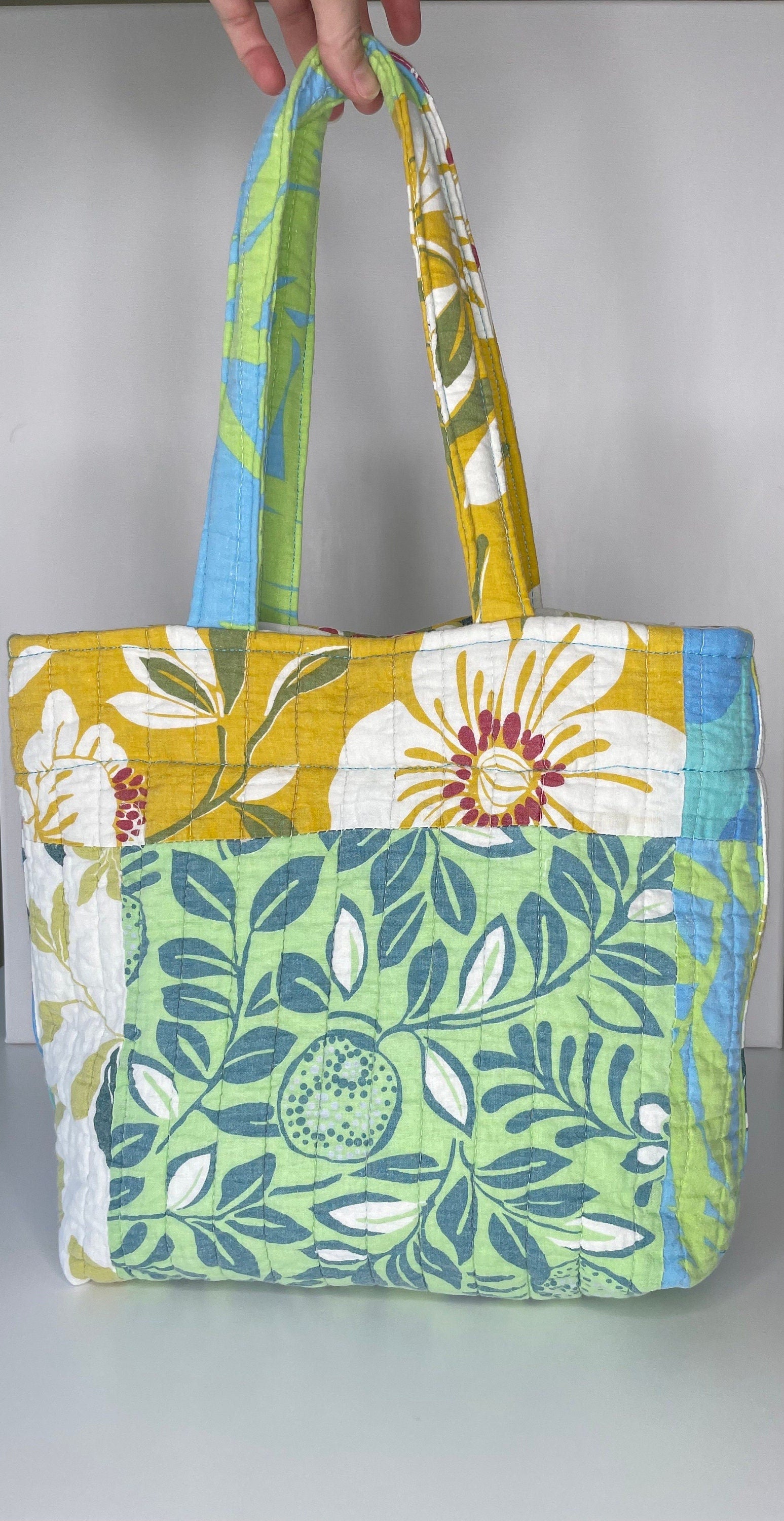 Pool Day | Repurposed Quilt 'Forever Shopper' Tote