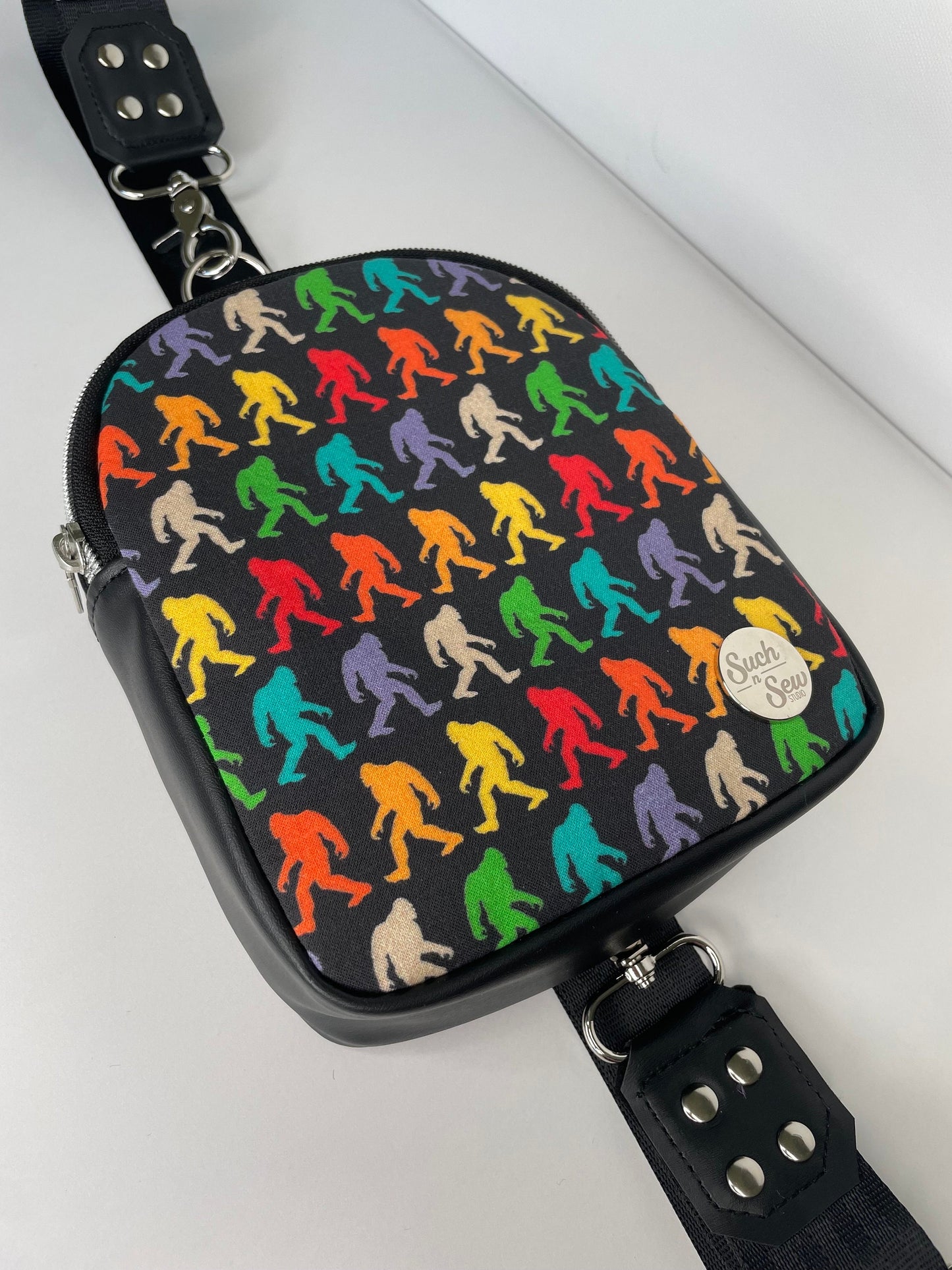 Squatch the Rainbow Compact Sling Bag