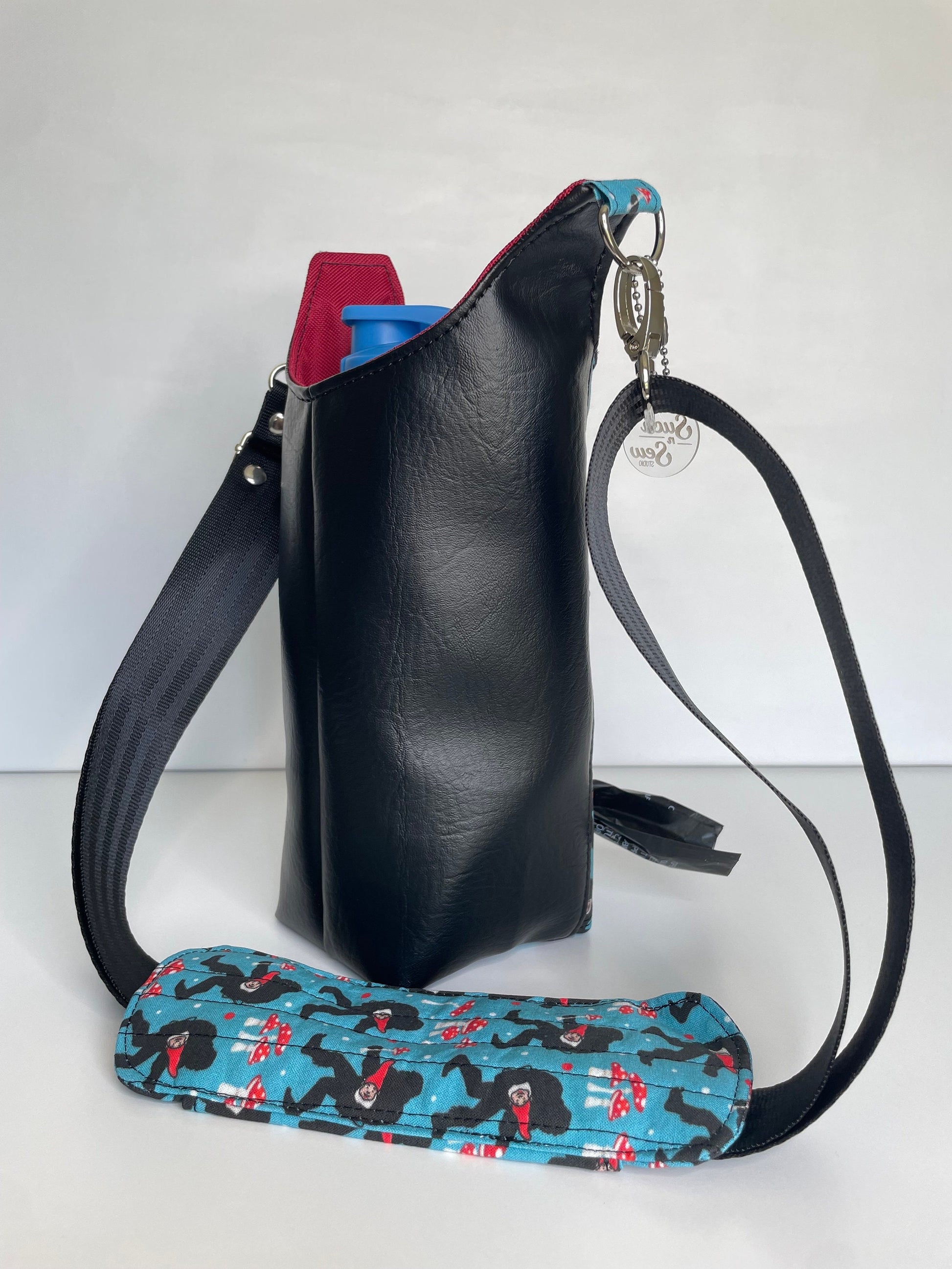 Bigfoot's Belongings Water Bottle Bag With Easy Access to Dog Waste Bags