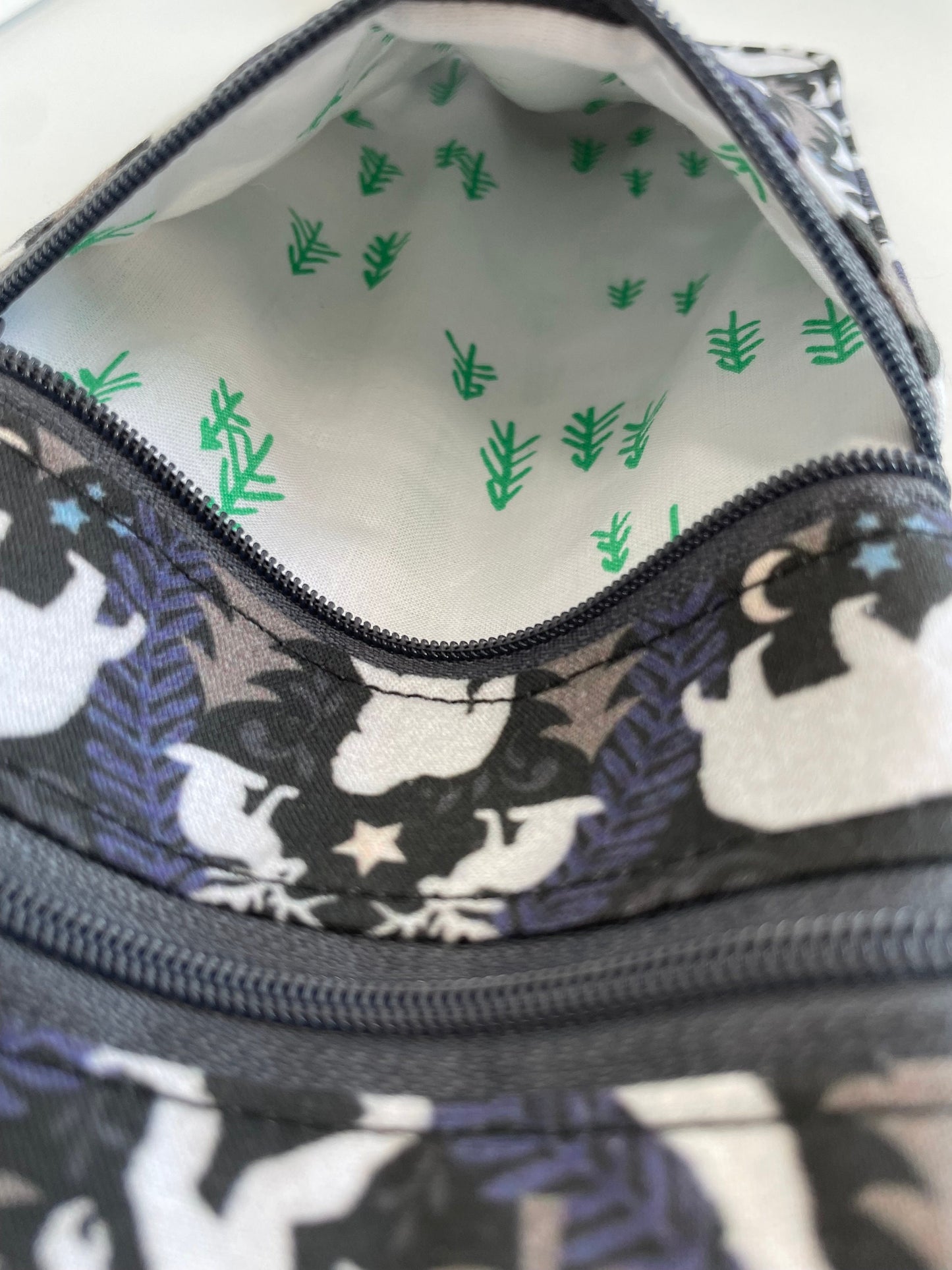 Bigfoot Sling Bag: Slim Cotton Crossbody with 3 Pockets