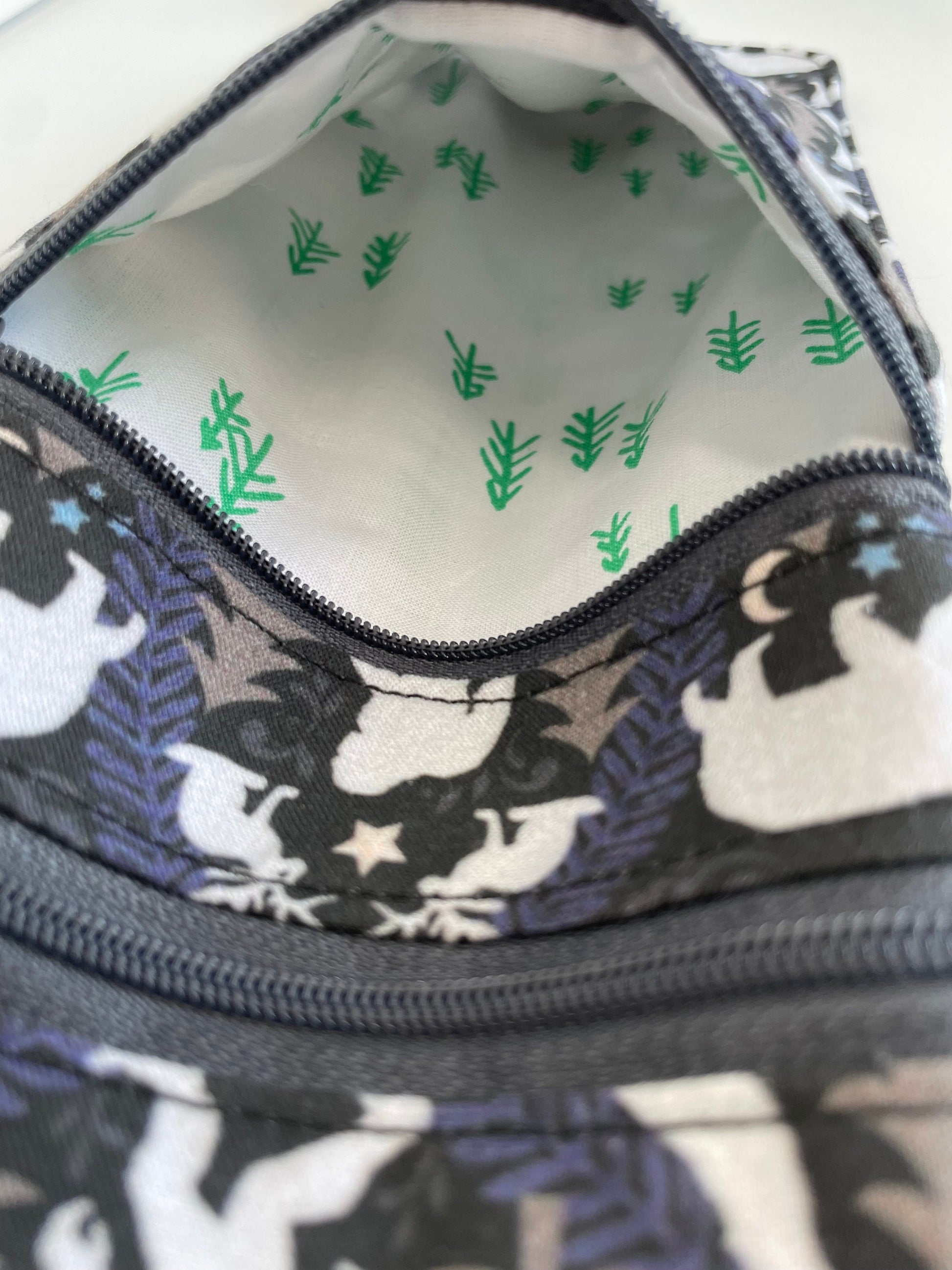 Bigfoot Sling Bag: Slim Cotton Crossbody with 3 Pockets