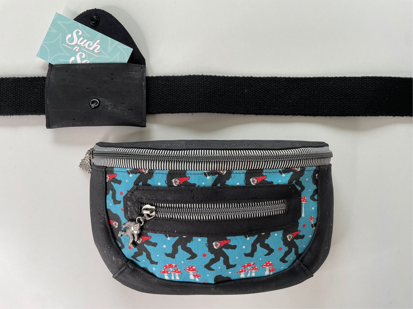 Bigfoot and Cork Sling Belt Bag