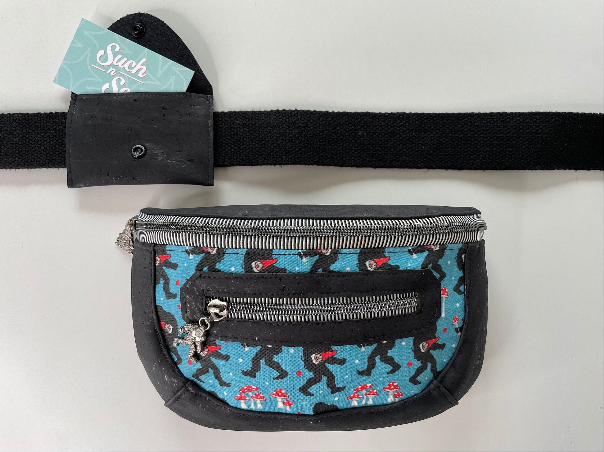 Bigfoot and Cork Sling Belt Bag