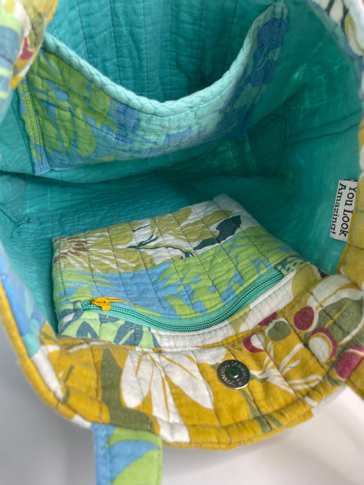 Pool Day | Repurposed Quilt 'Forever Shopper' Tote