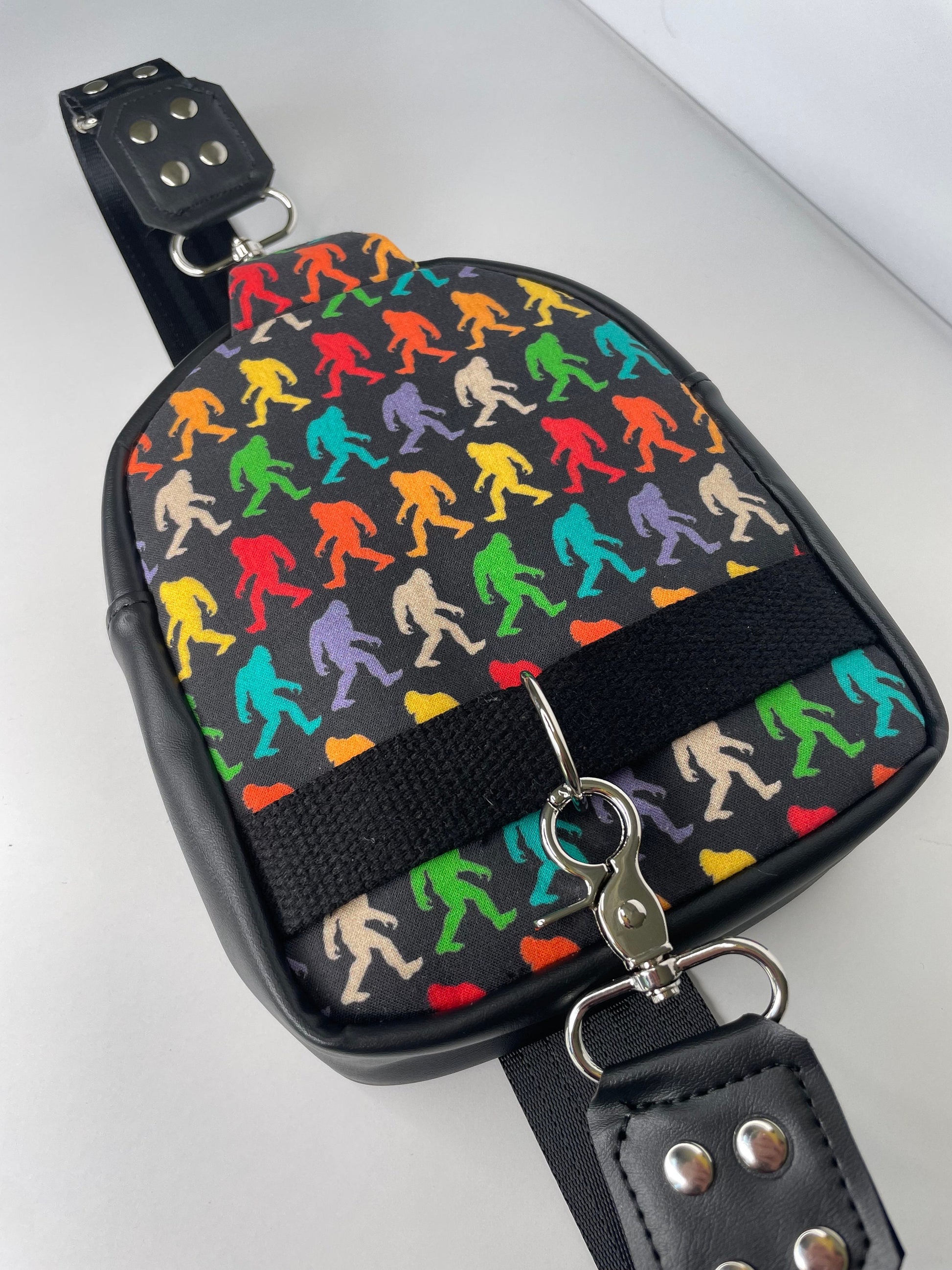 Squatch the Rainbow Compact Sling Bag