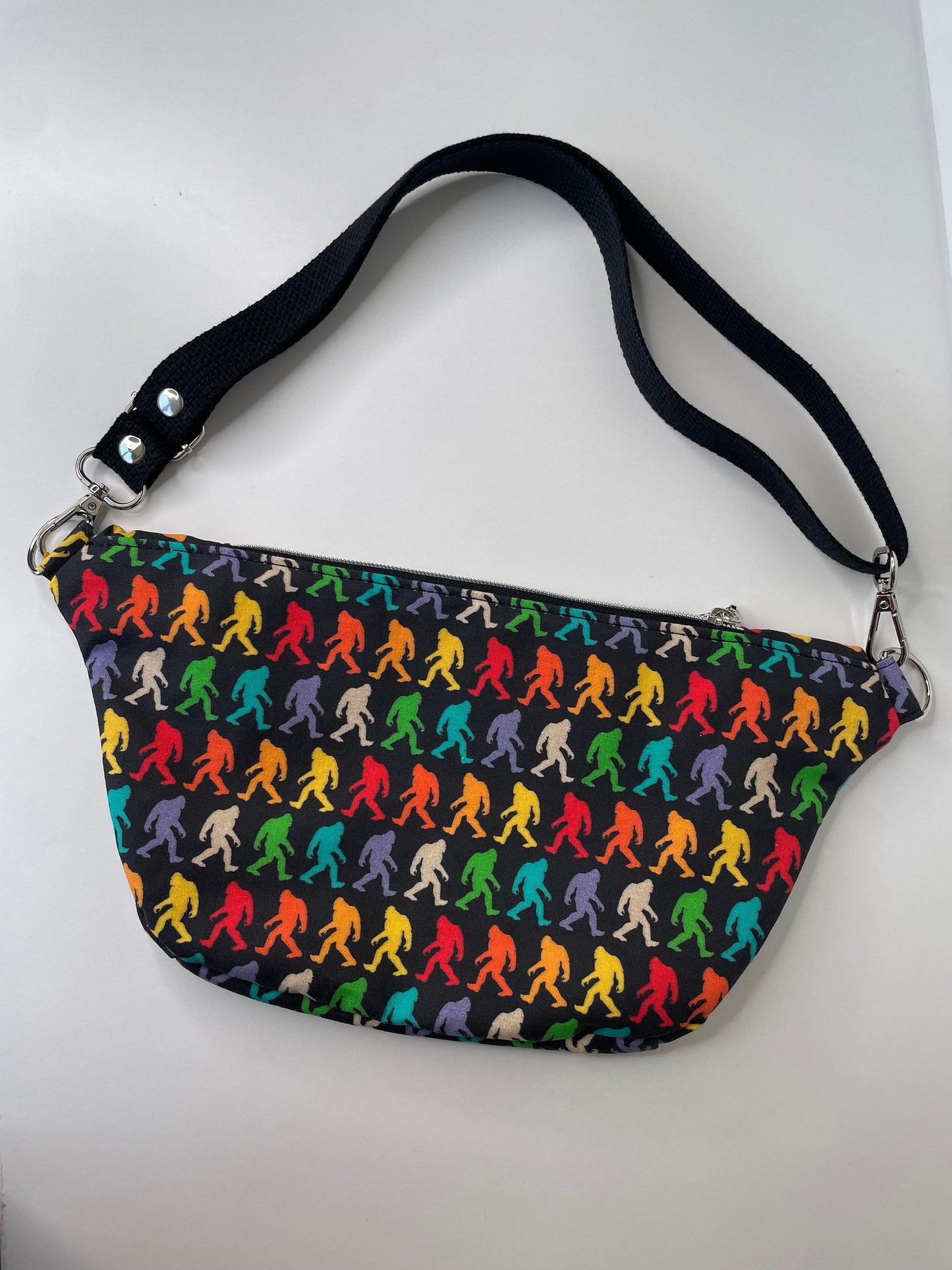 Rainbow Bigfoot Sling Belt Bag