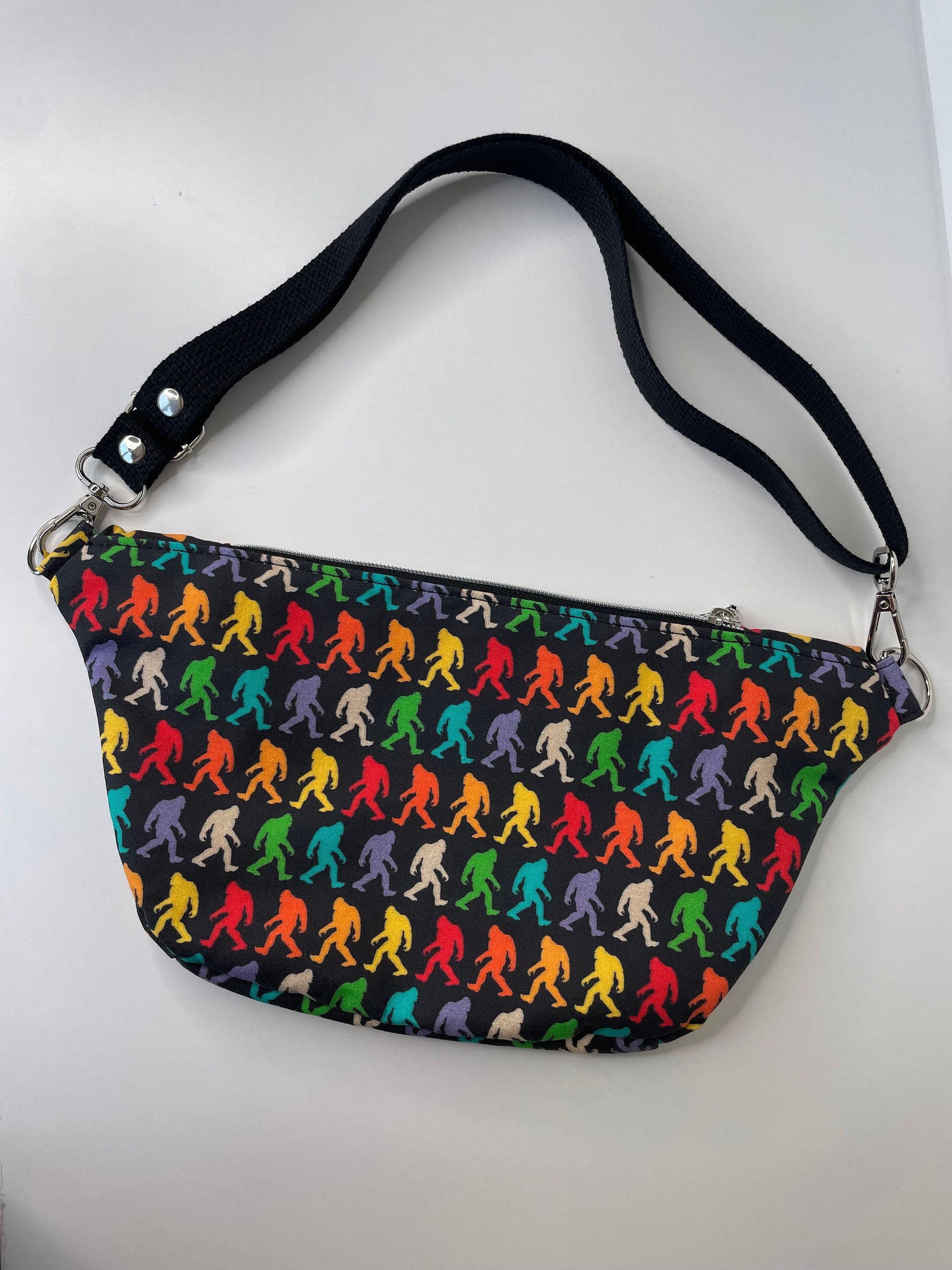 Rainbow Bigfoot Sling Belt Bag