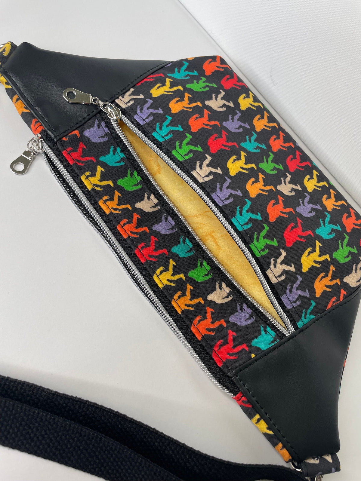 Rainbow Bigfoot Sling Belt Bag