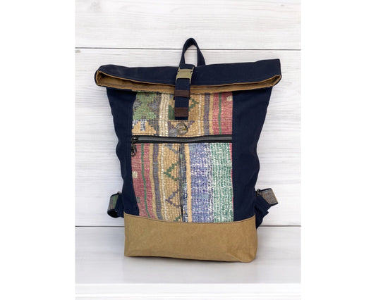 Southwestern Roll Top Backpack