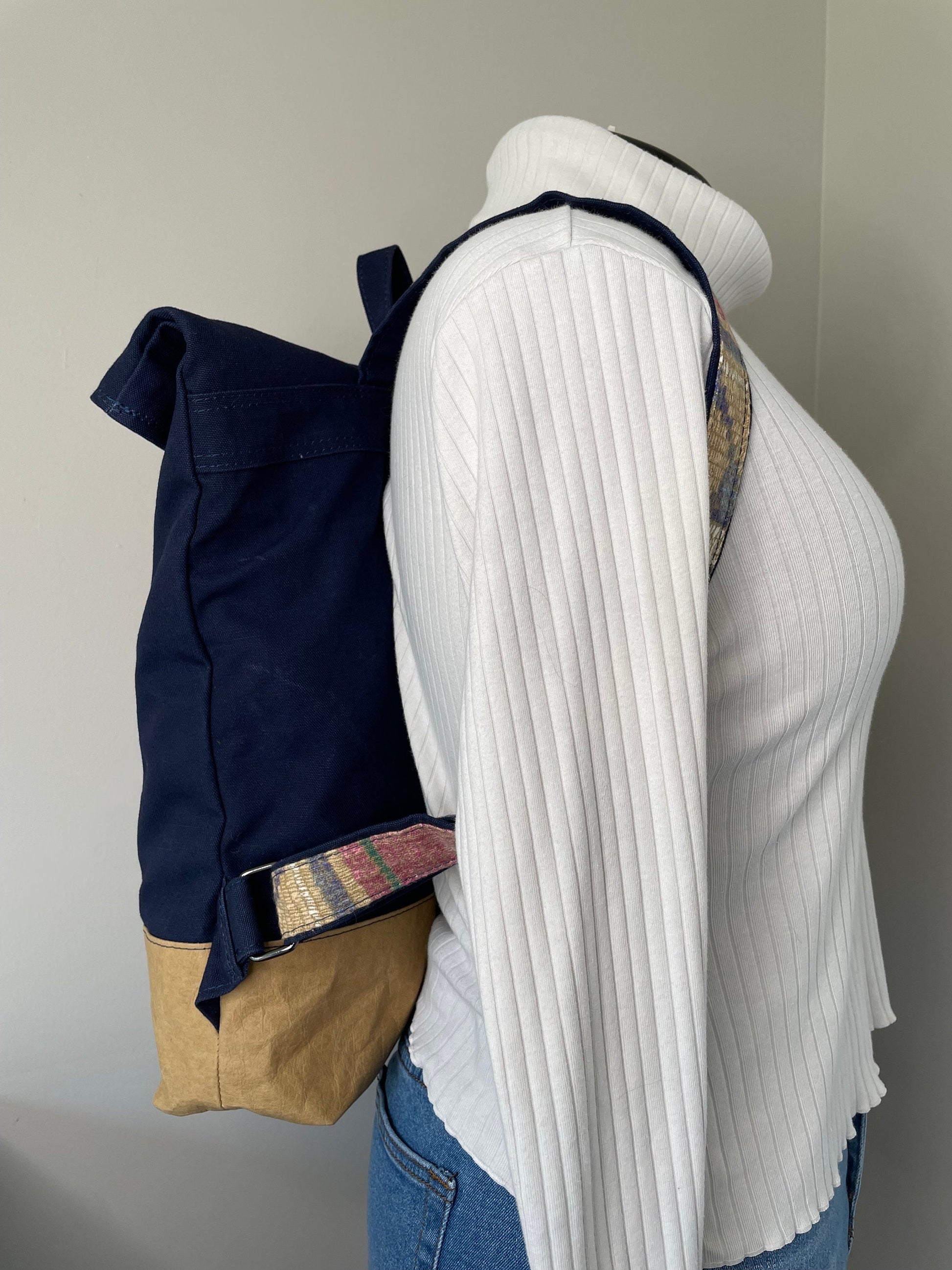 Southwestern Roll Top Backpack