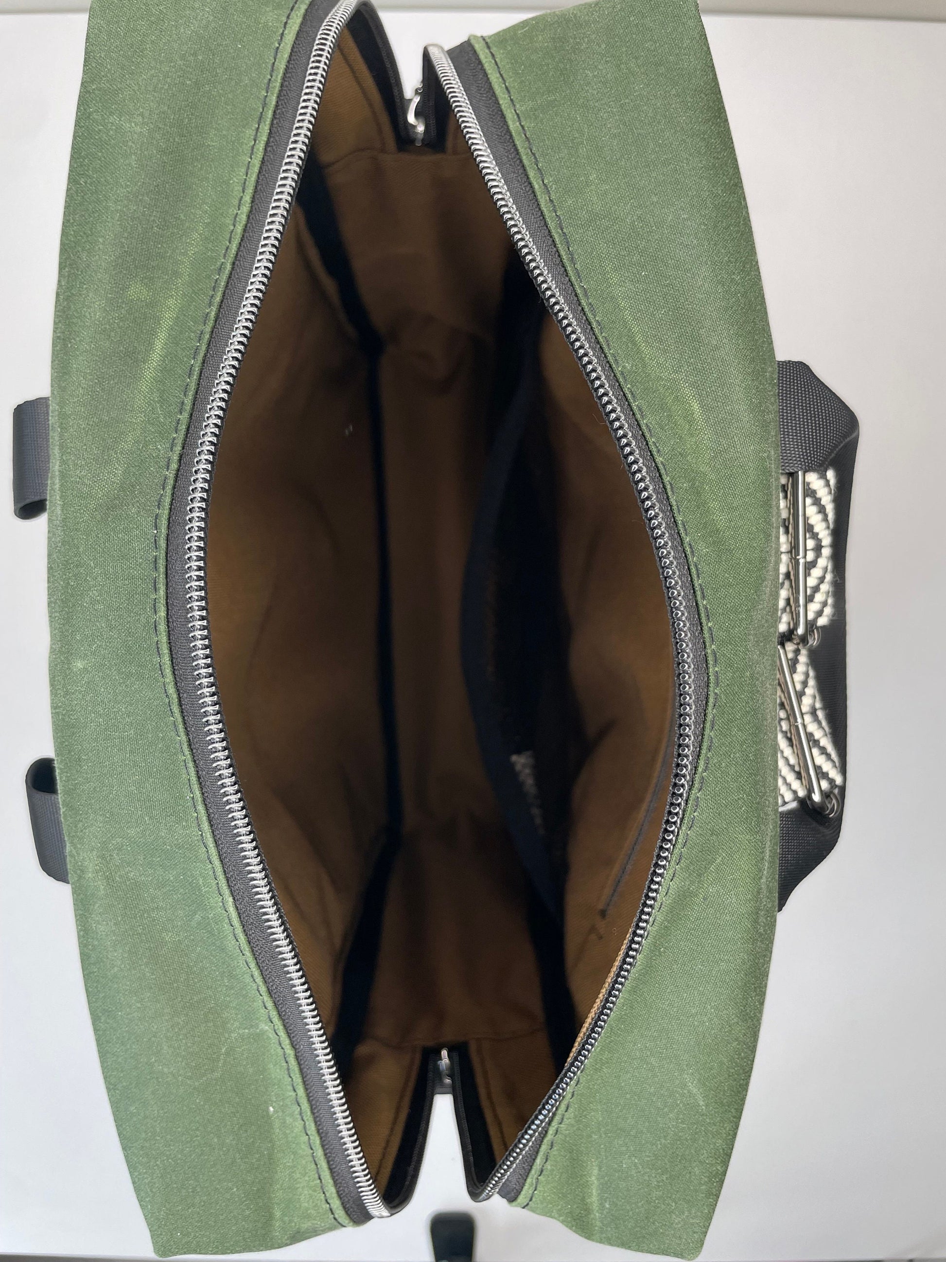 Keen on Green Waxed Canvas Large Backpack