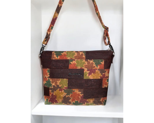 Sappy Steps Maple Leaf Cork Crossbody