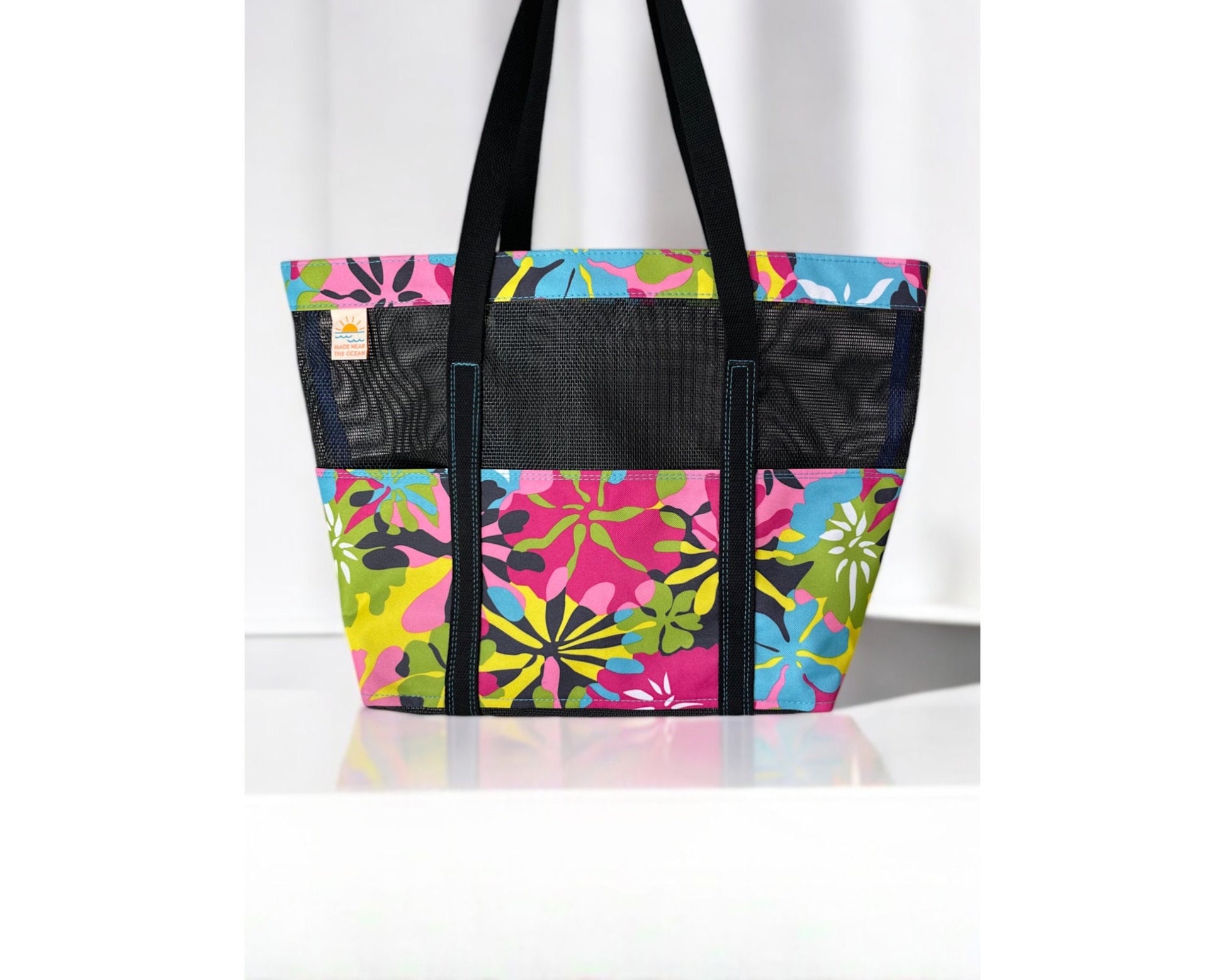 Waterproof Mesh Tote Bag w/ 6 Pockets