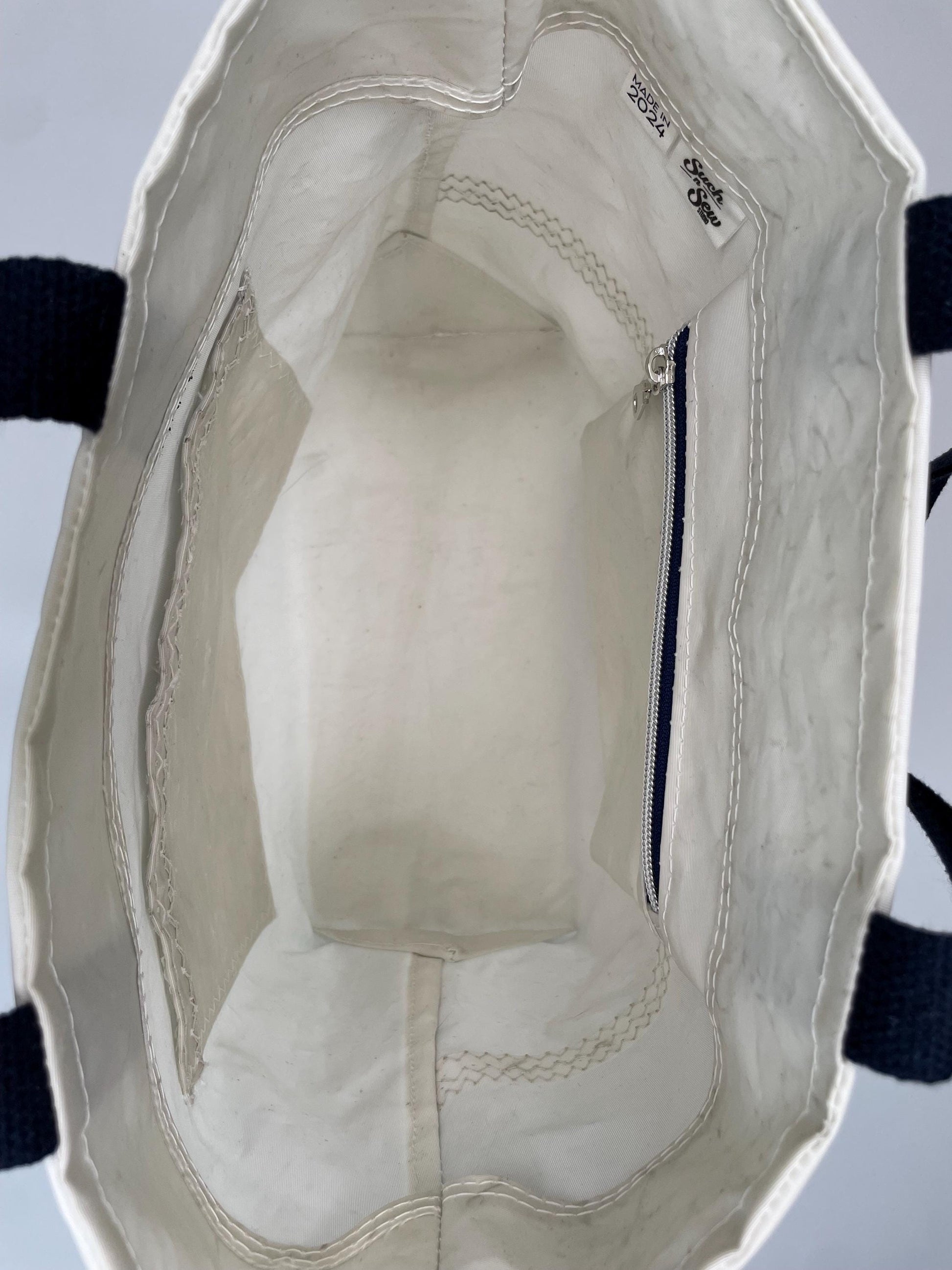 Upcycled Sailcloth Small Tote Bag