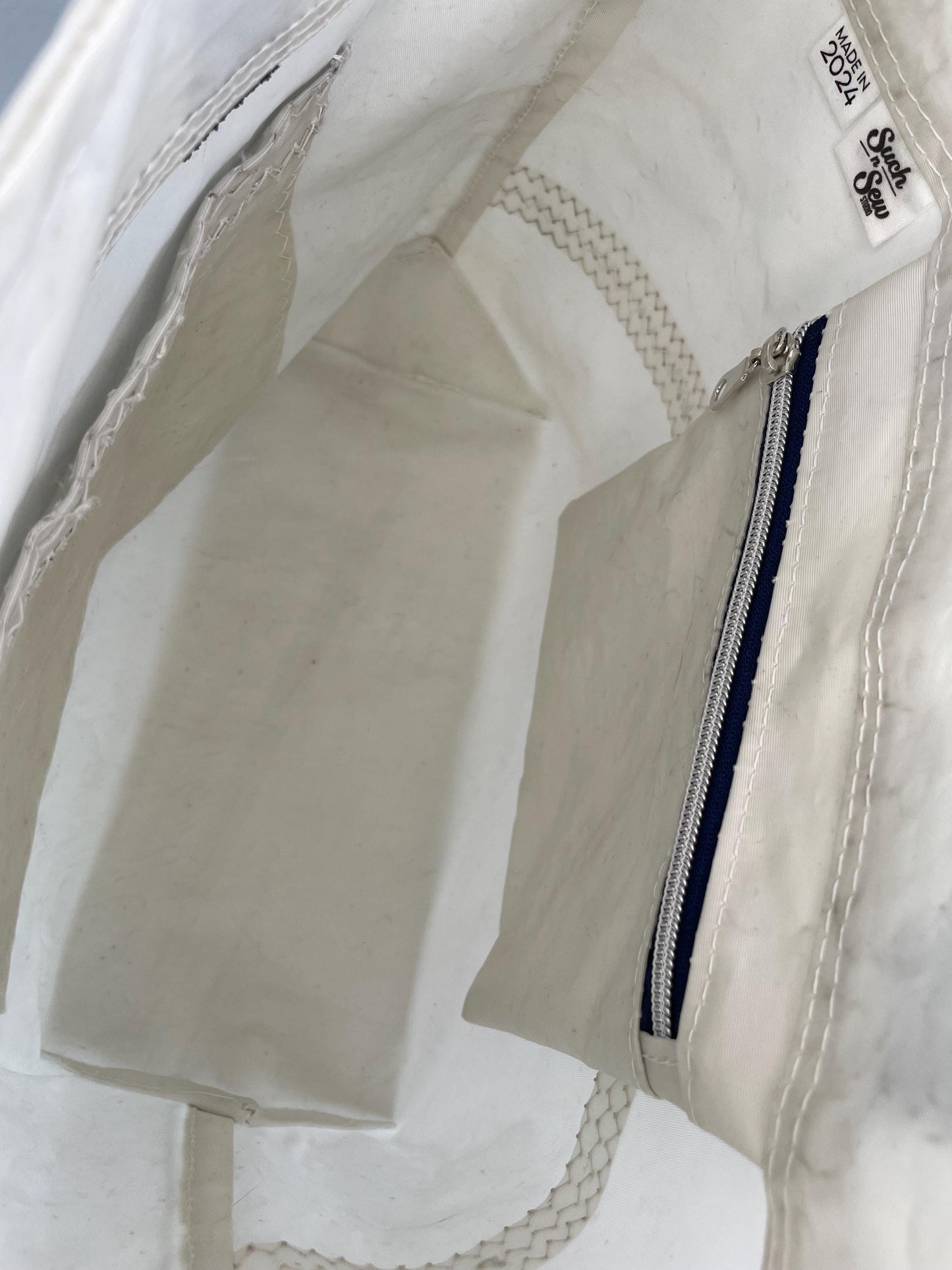 Upcycled Sailcloth Small Tote Bag